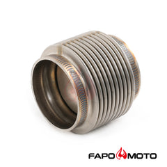 2.25  ID T304 SS EXHAUST FLEX BELLOWS 2.55  Long Flex Joint Pipe ULTRA STRONG FE902310