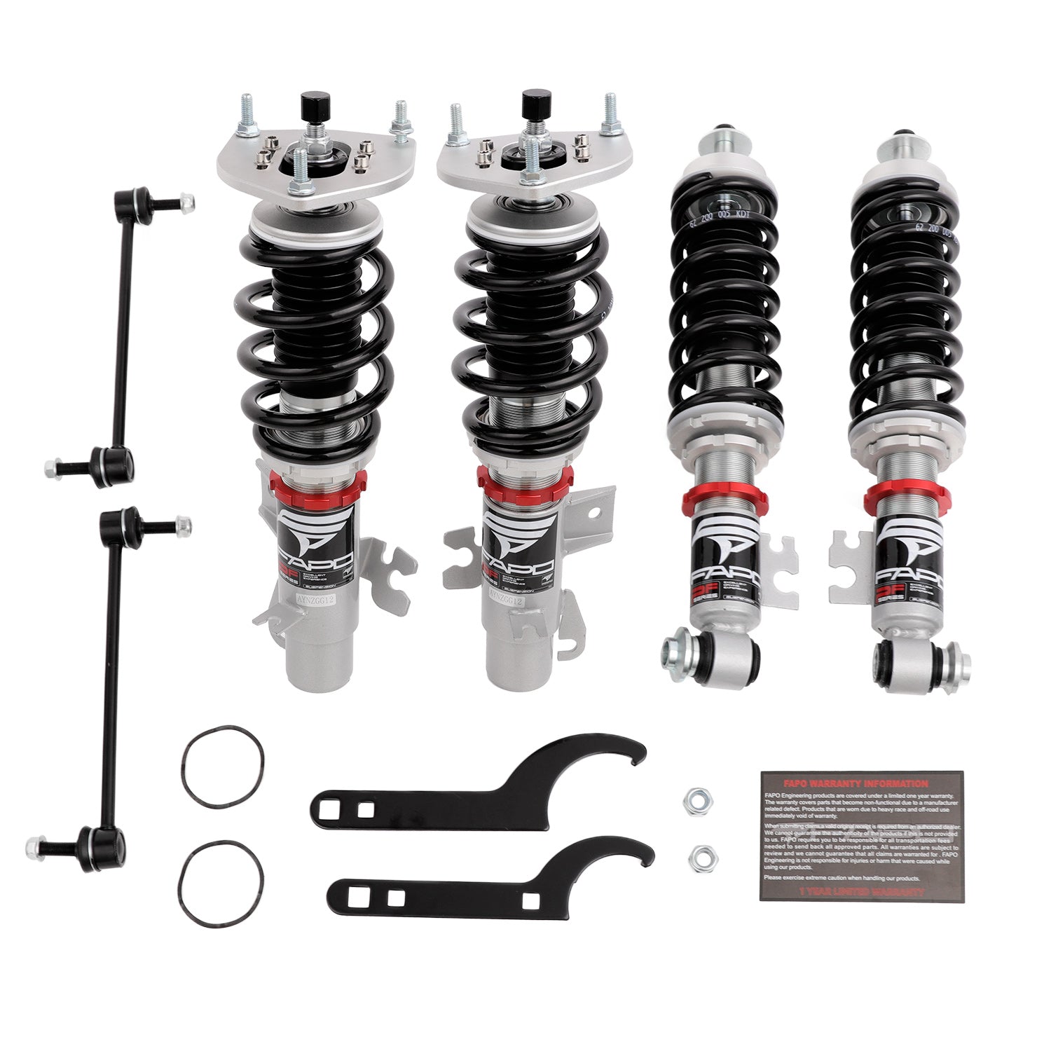 32-Level Damping Coilover for 2006-2015 Mini Cooper R55/R56/R57 Hatch & Convertible PF016620