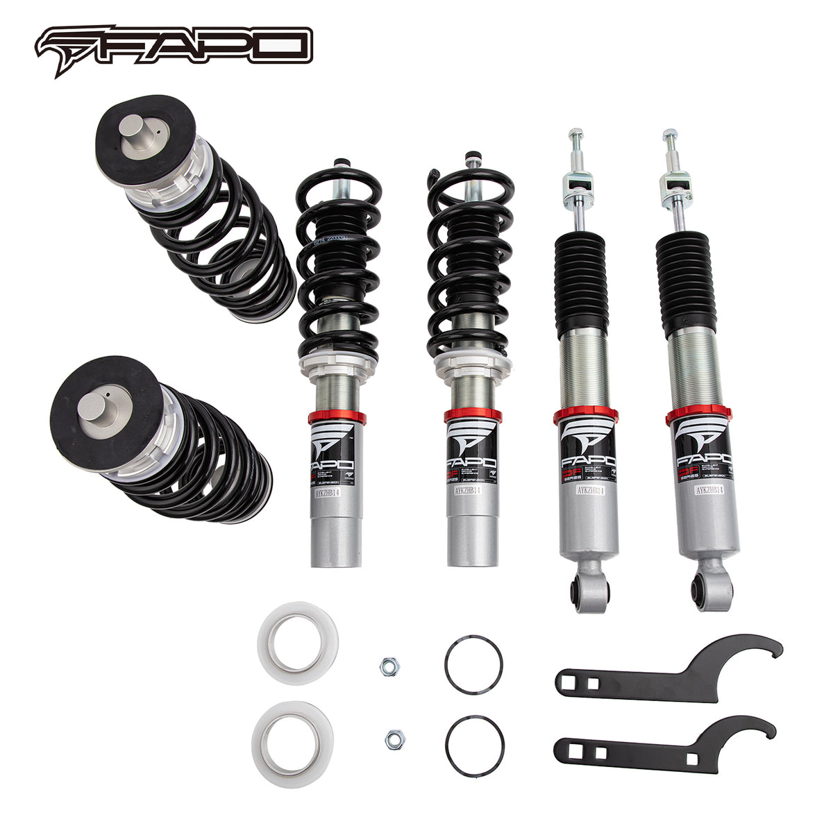 32-Way Adjustable Damping Coilover for Audi A4 4th Gen FWD B8/8K 2008-2016 & Audi S4 B8/8K 2009-2016 PF014320
