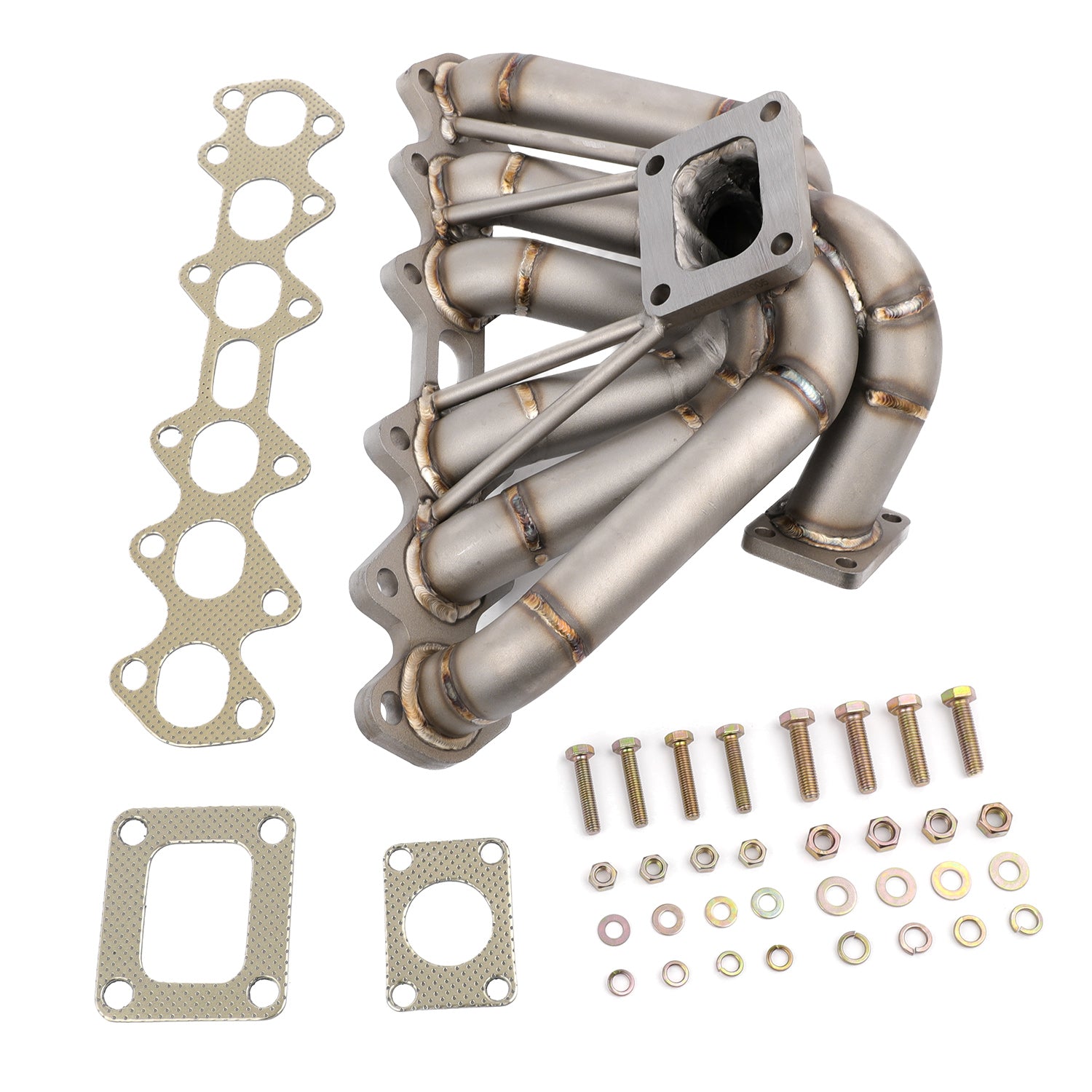 FAPO Single Turbo Manifold for Toyota Supra Mk4 JZA80 2JZ-GTE T4 SCHEDULE 40