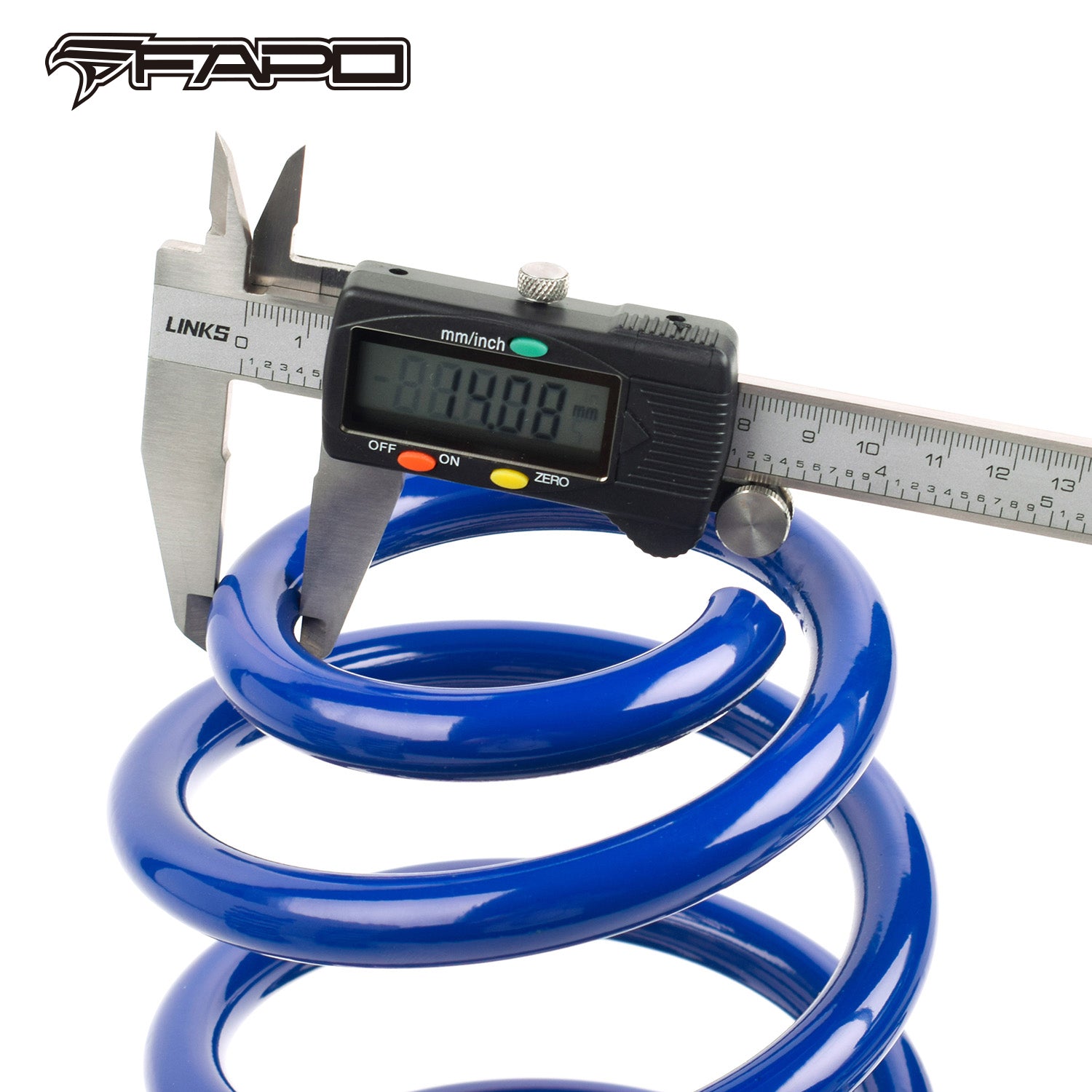 Lowering Springs compatible with Ford Mustang 1979-2004 1.5 F/1.5 R V6 V8 GT BLUE 1.5  Drop Suspension FL017110