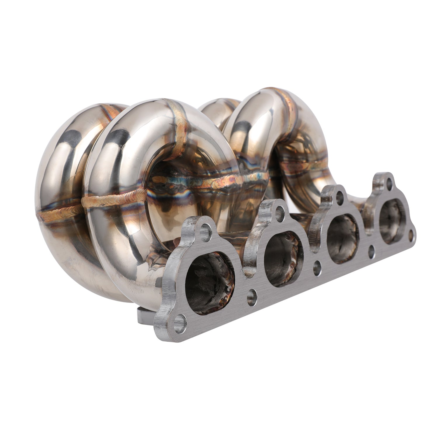 FAPO Turbo Manifold for Honda Civic del Sol CRX D15 D16 SOHC T3 38mm WG Ram Horn