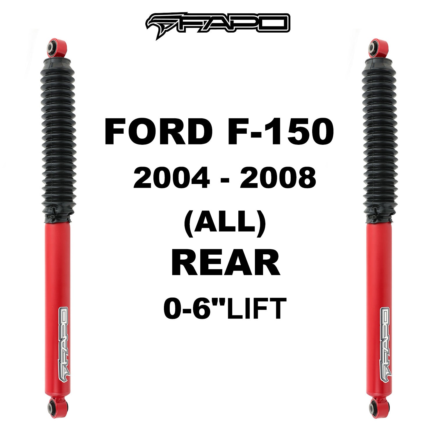P1 Off-road Rear Shock for FORD F-150 2004-2021  0-3.5" lift PA267110