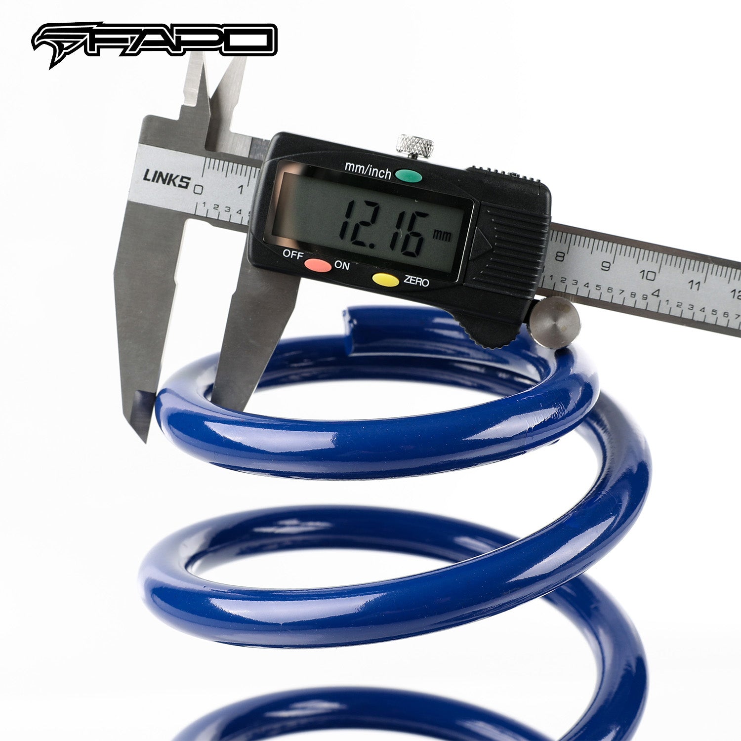 Lowering Springs compatible with Ford Mustang 2005-2014 1.5 F/1.5 R V6 V8 GT BLUE 1.5  Drop Suspension FL017310