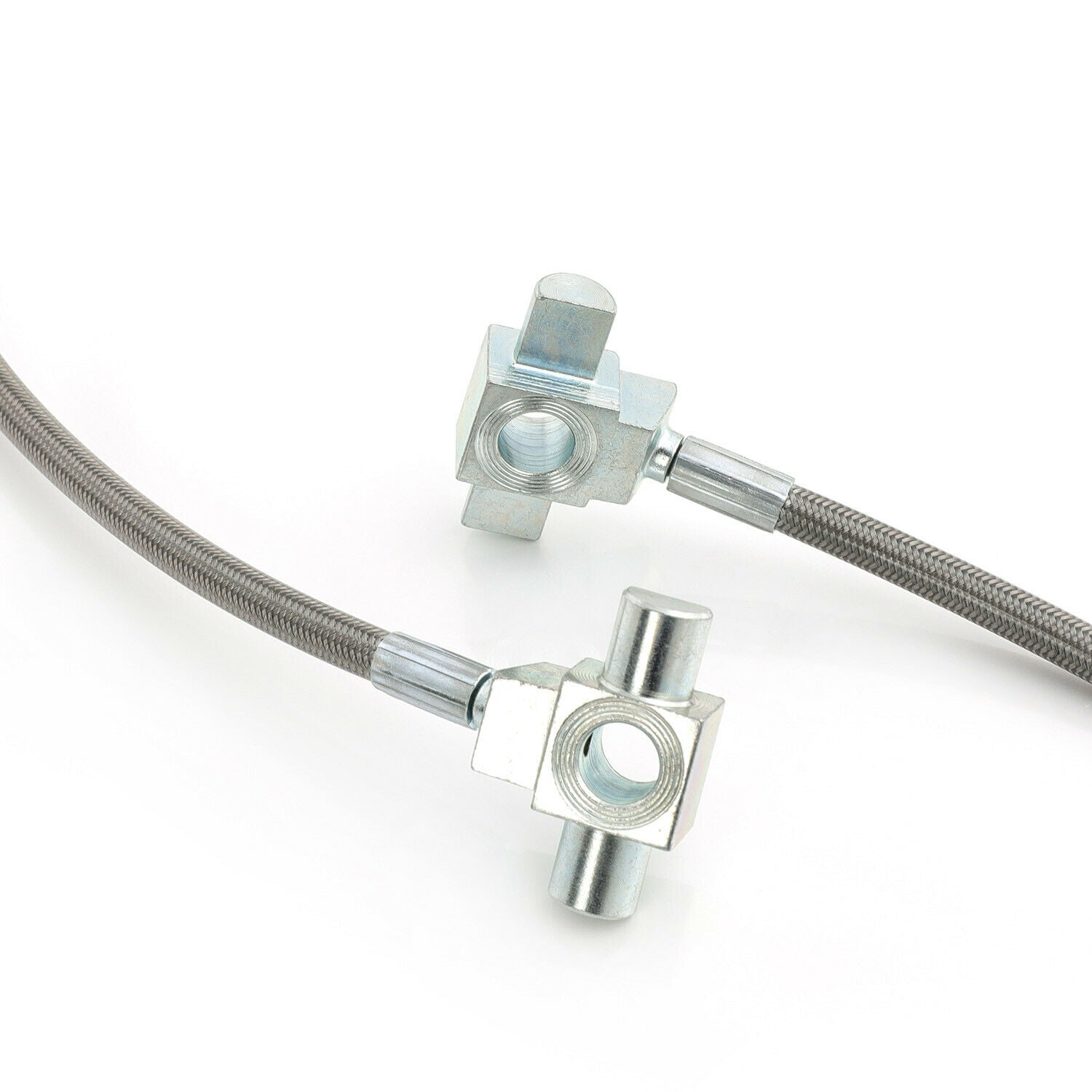 FAPO Front 4-6" Extended Brake Lines For Chevy C K 10 20 30 K5 Blazer 1971-1978
