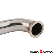 Universal Dump Pipe 1.75  304SS V-Band Flanged for 44mm 60mm Wastegate FE790310