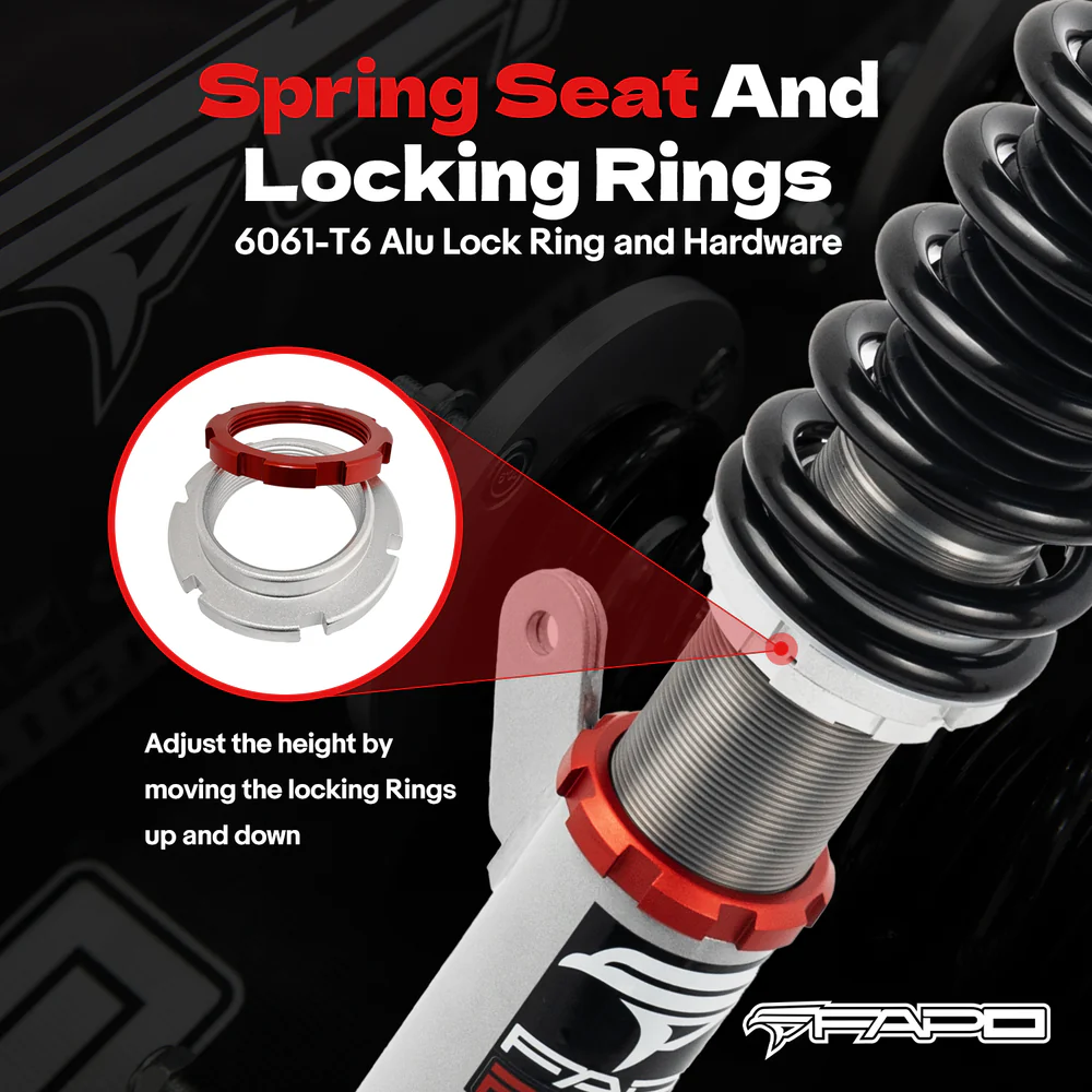 32-Level Damping Coilover For Kia Rio 4th Gen YB/SC/FB/UC 2018-2023 PF049230