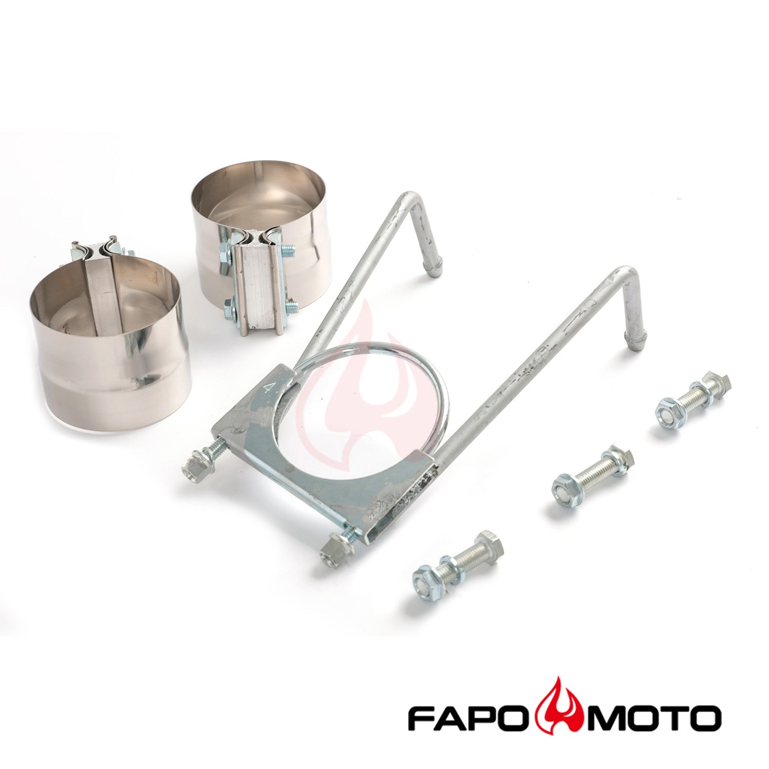 FAPO Muffler Delete Pipe Kit for Dodge Ram 2500 3500 13-17 6.7L Diesel Cummins 4in 409SS