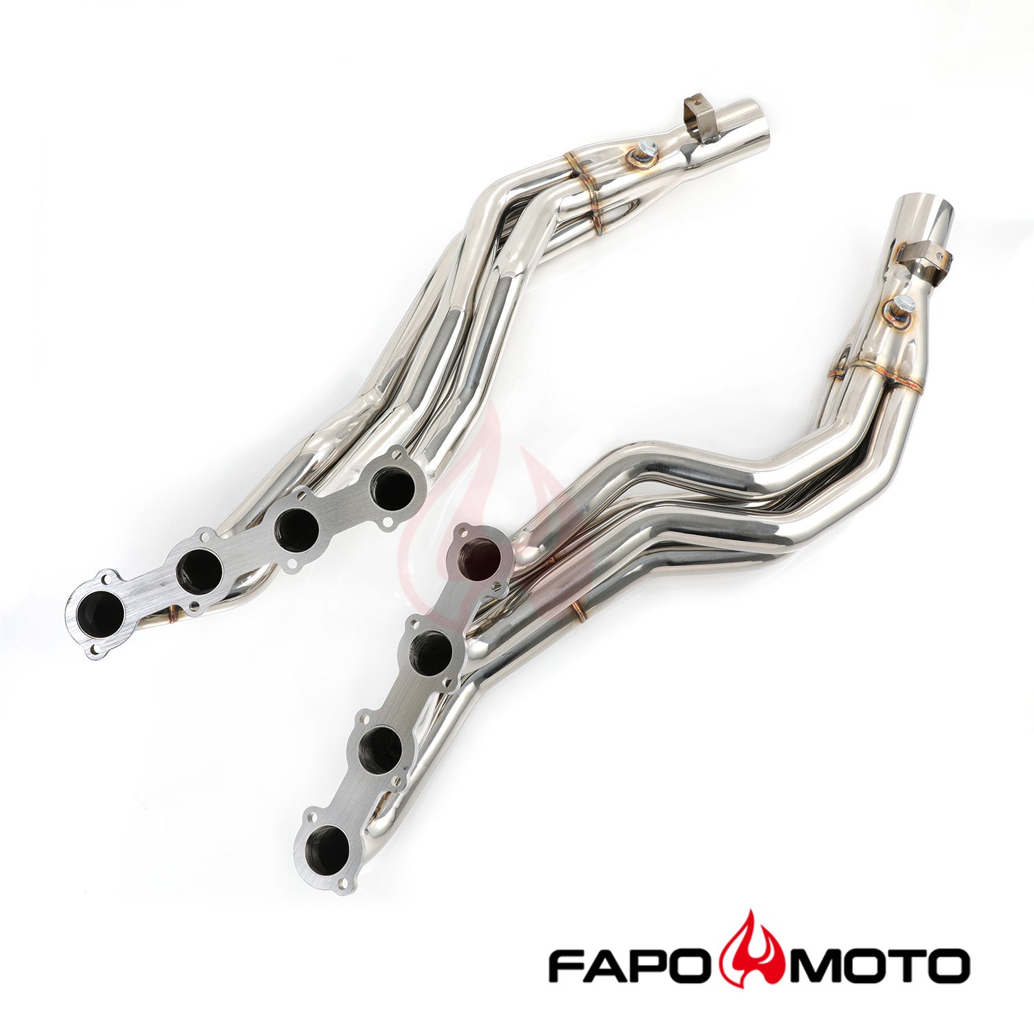 FAPO Long Tube Headers Manifolds for 03-06 Mercedes AMG E55 CLS55 M113 X-Pipe FE635110