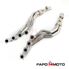 FAPO Long Tube Headers Manifolds for 03-06 Mercedes AMG E55 CLS55 M113 X-Pipe FE635110