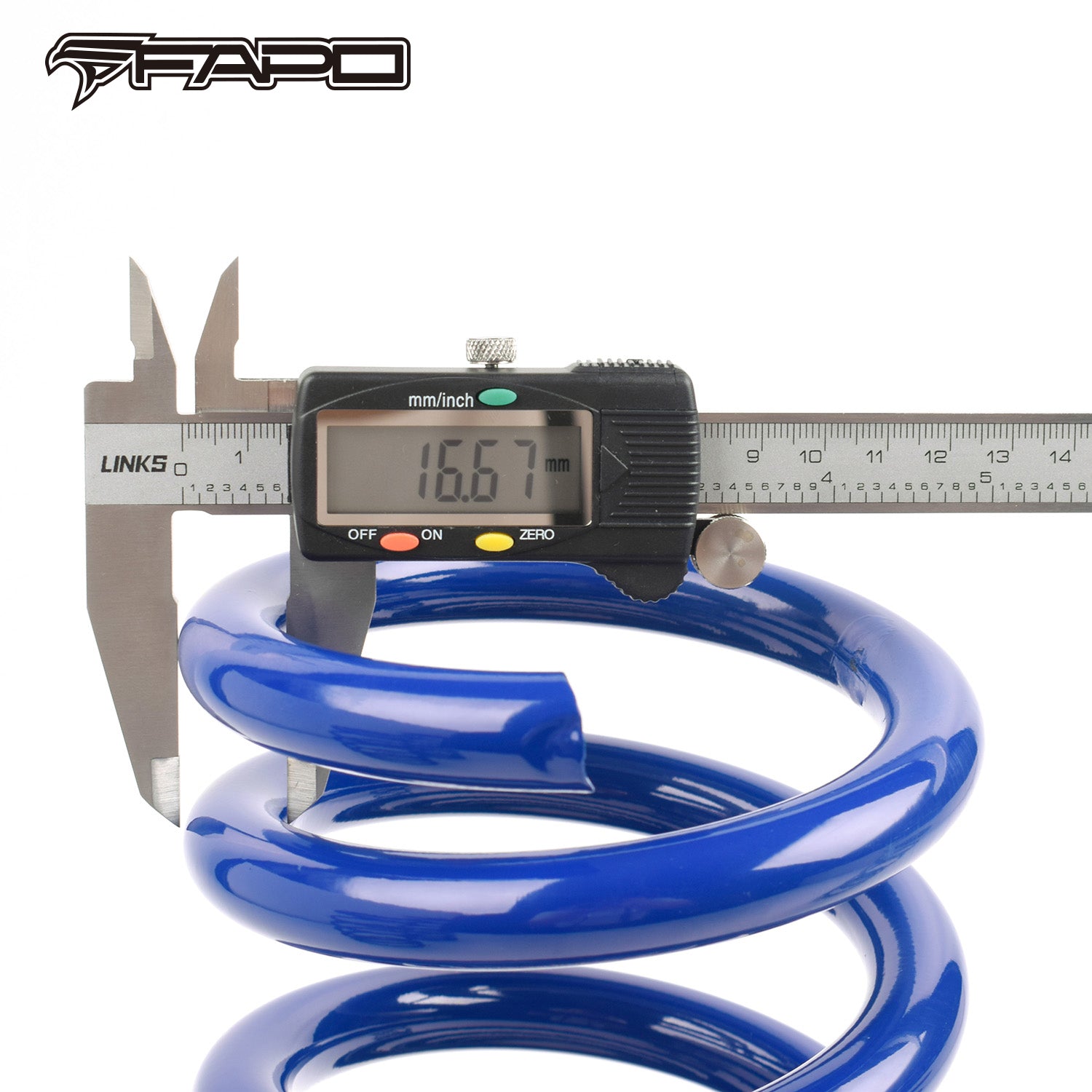 Lowering Springs compatible with Ford Mustang 1979-2004 1.5 F/1.5 R V6 V8 GT BLUE 1.5  Drop Suspension FL017110