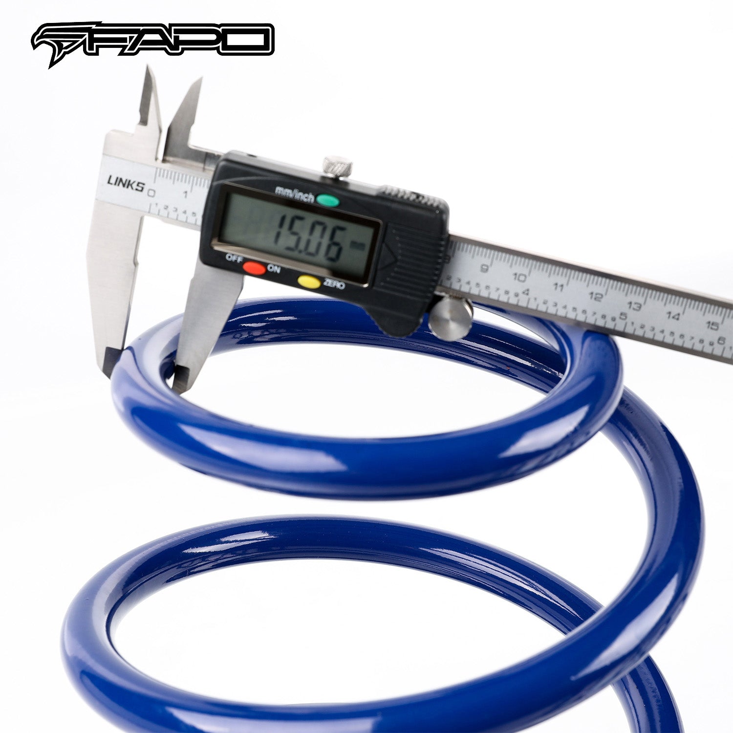 Lowering Springs compatible with Ford Mustang 2005-2014 1.5 F/1.5 R V6 V8 GT BLUE 1.5  Drop Suspension FL017310