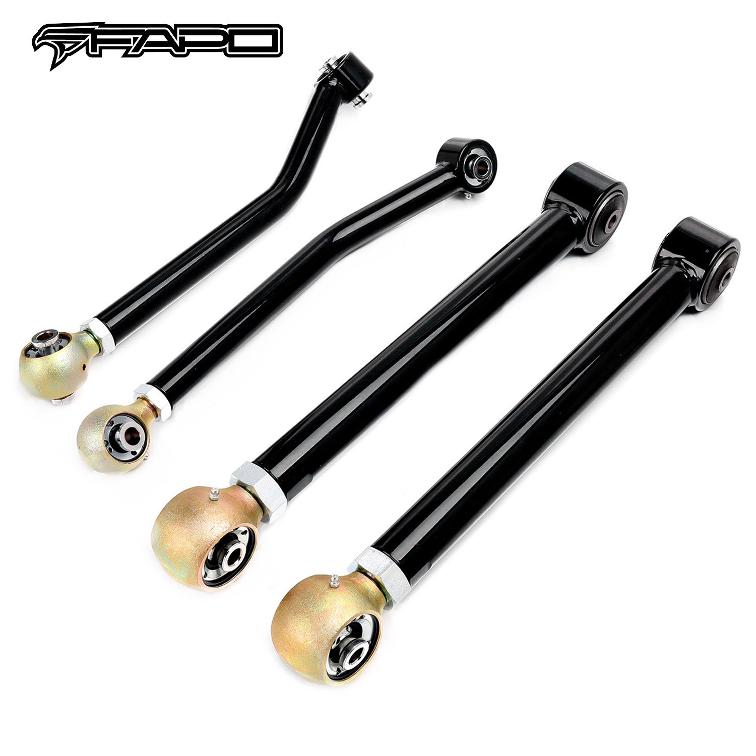 Adjustable Control Arms For Jeep Wrangler 07-18 JK 0-6"  Lift Kits 8PCS FZ060110+FZ060120+FZ060130+FZ060140