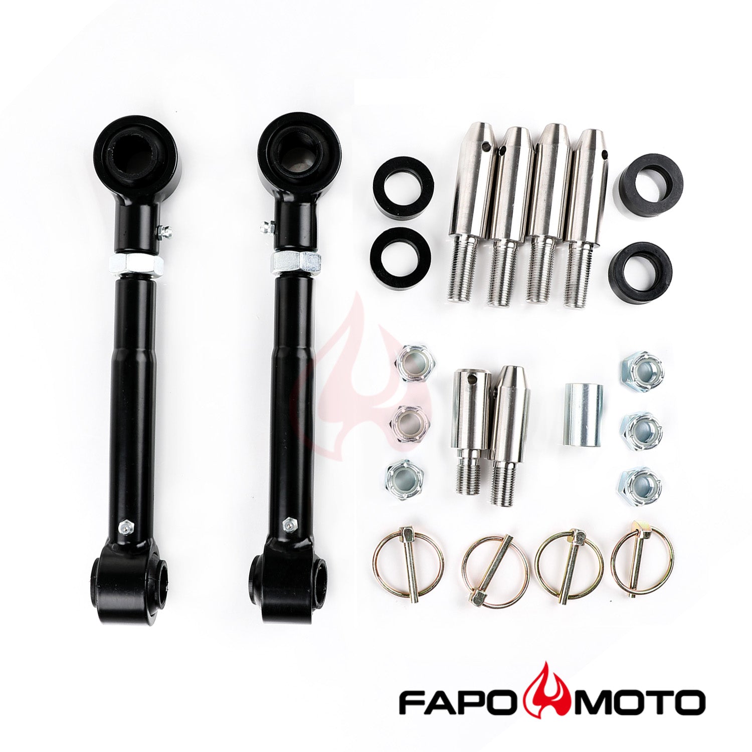 JK JL FRONT Sway Bar Links for 2007-2022 Jeep wrangler 3-5 in Lift Adjustable Quicker Disconnect FZ100110