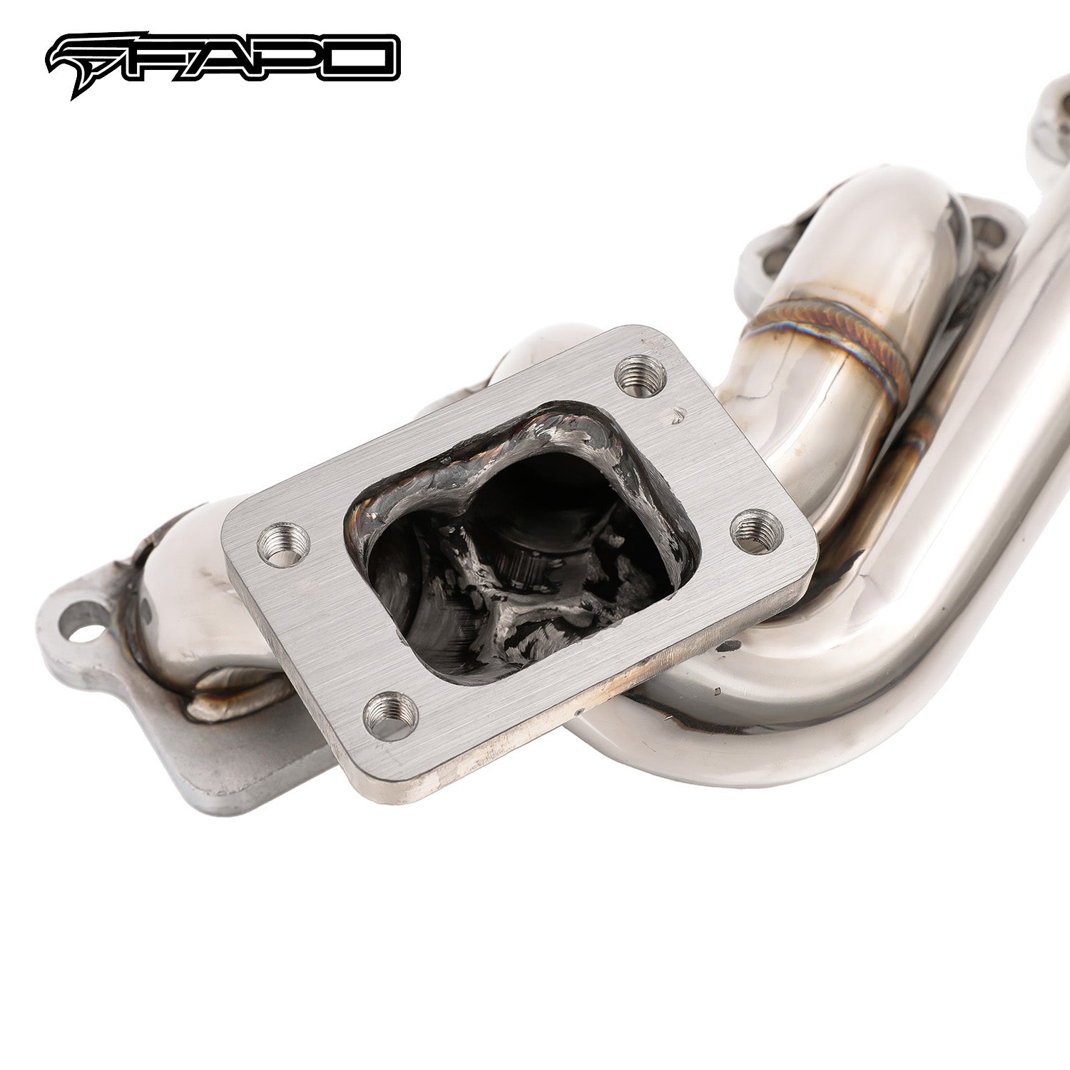 FAPO Turbo Manifold T3 for 83-89 Ford Mustang SVO Thunderbird Mercury Cougar XR-7 Merkur XR4Ti 2.3L Side Mount