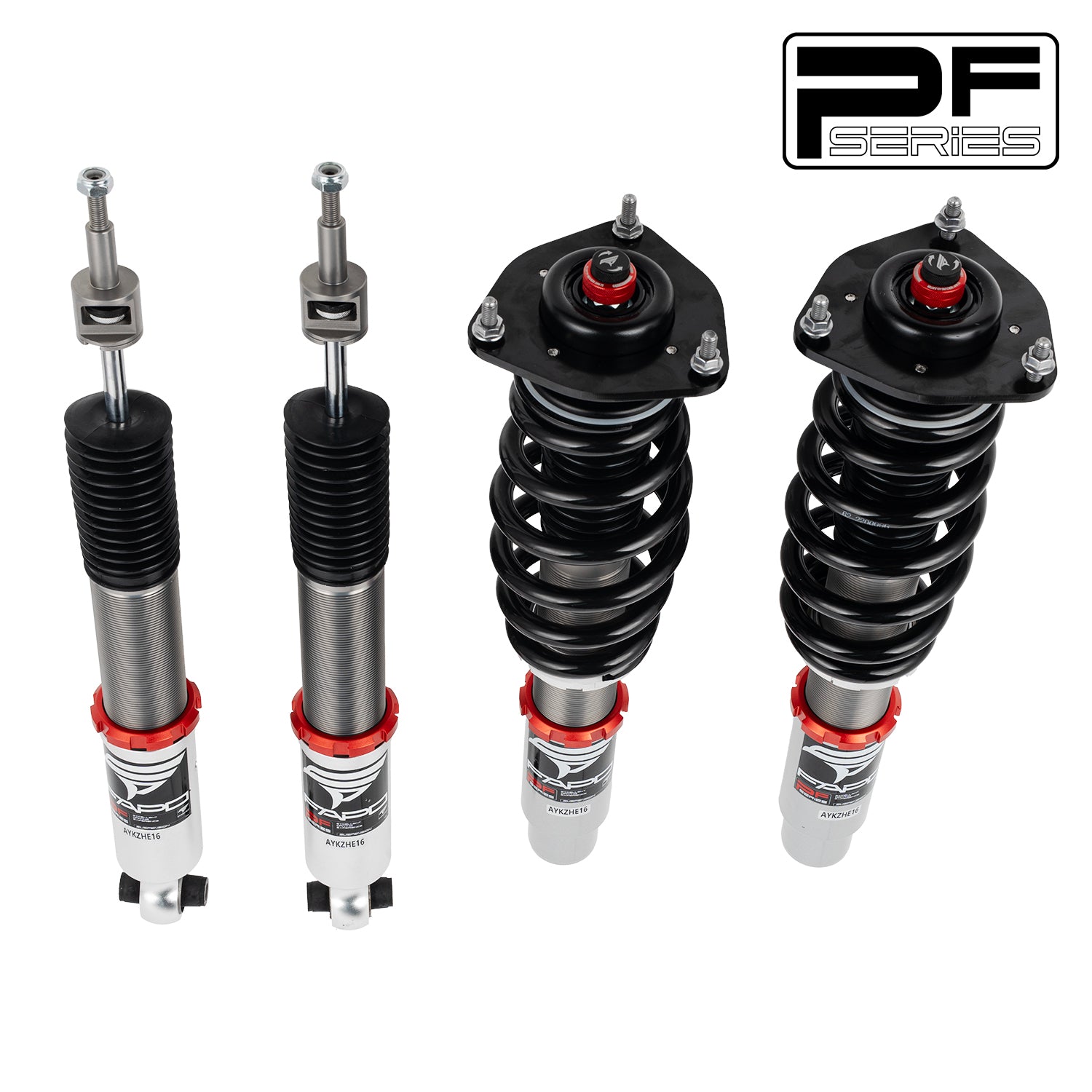 32-Level Damping Coilover For Audi A4 5th Gen AWD B9/8W / A5 Cabriolet 2WD F57 / A6 C8/4K / S4 B9/8W / RS5 B9/F5 2016-2024 PF024030