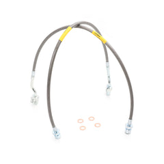 Front Stainless Steel Extended Brake Lines For 07-18 Silverado Sierra 5-7.5"lift