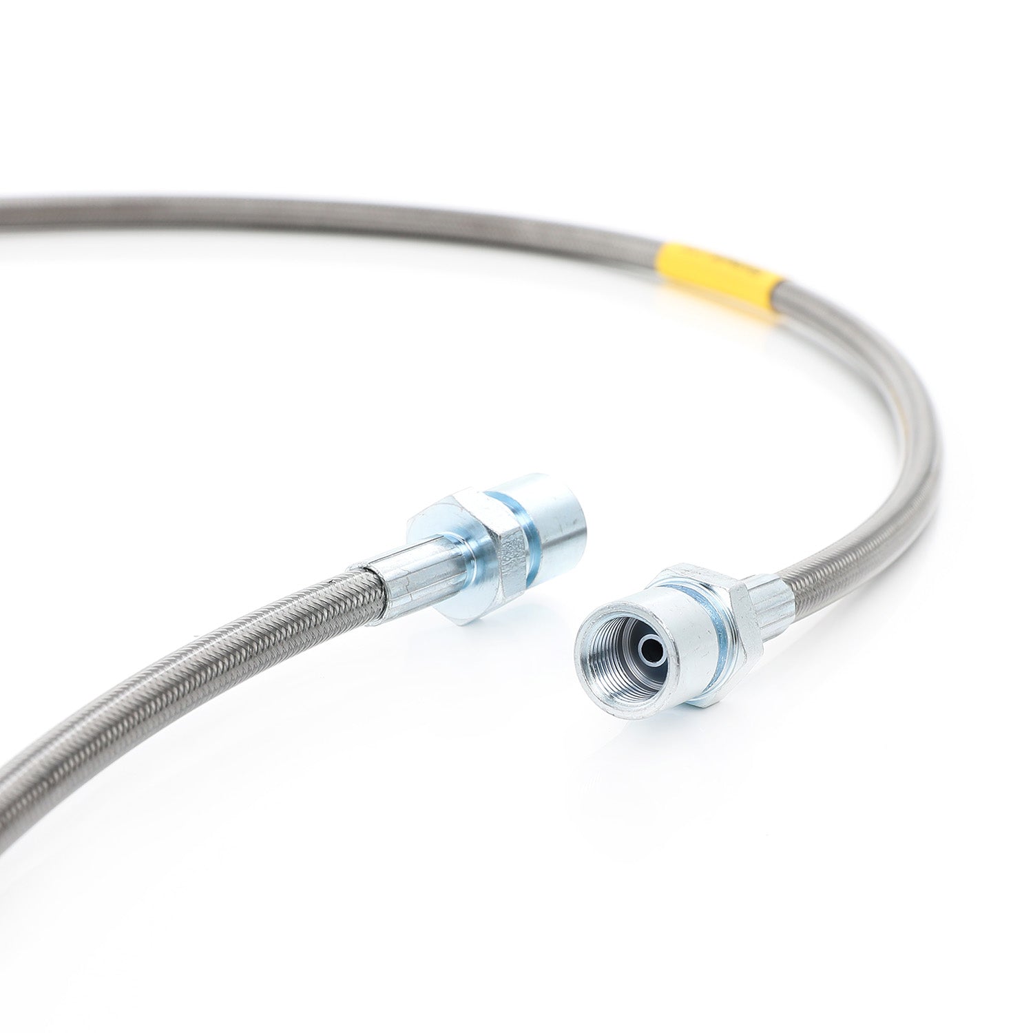 Front Stainless Steel Extended Brake Lines For 07-18 Silverado Sierra 5-7.5"lift