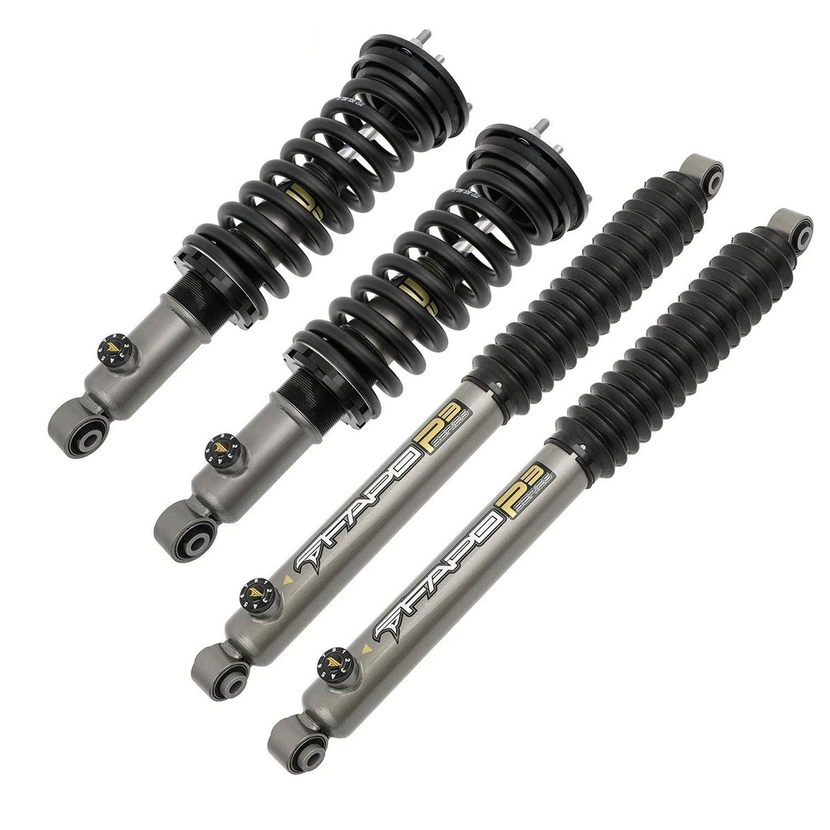 8-Stage 3-4 in Lift Front and Rear Shocks for 2004-2024 Nissan Titan 4WD 	PA392830 PA492830