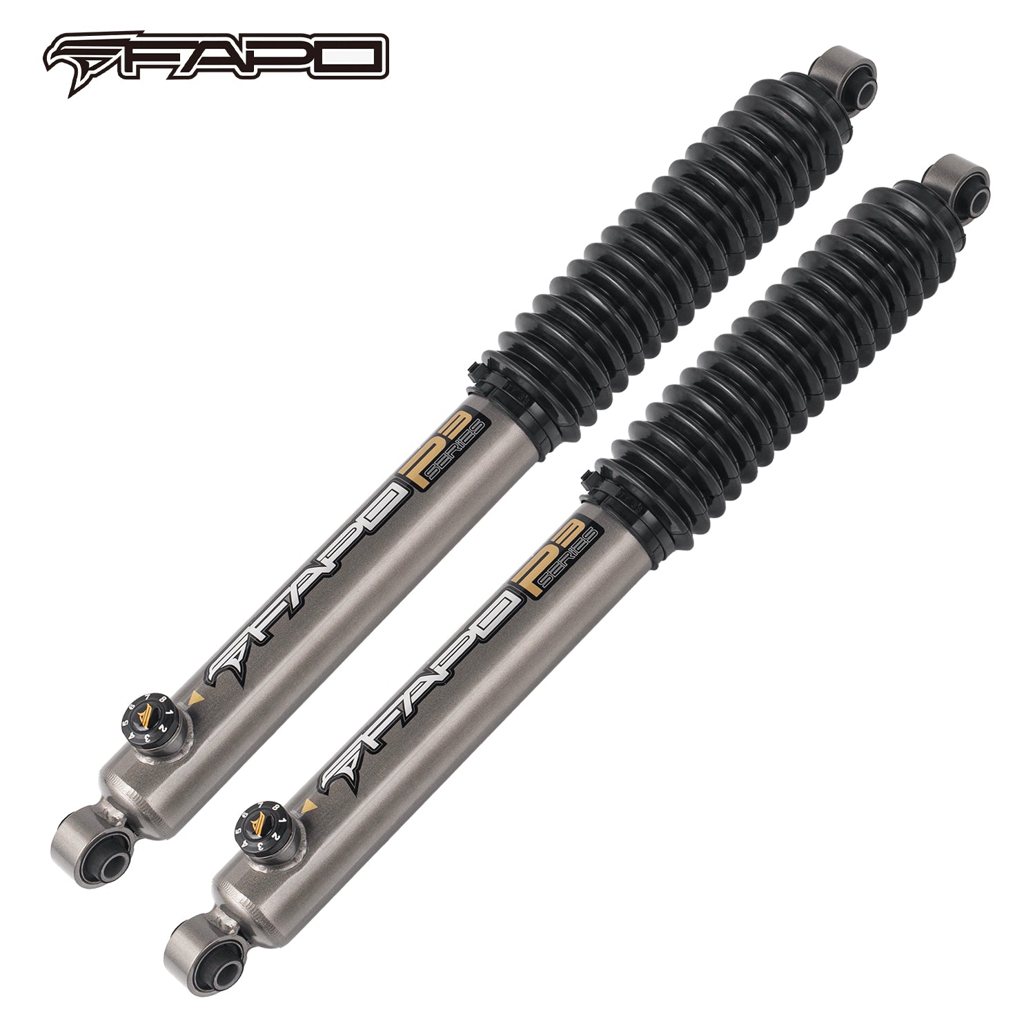 8-Stage Rear 0-4 in Lift Shocks For GMC Sierra 1500 2007-2021 PA162031 2PCS