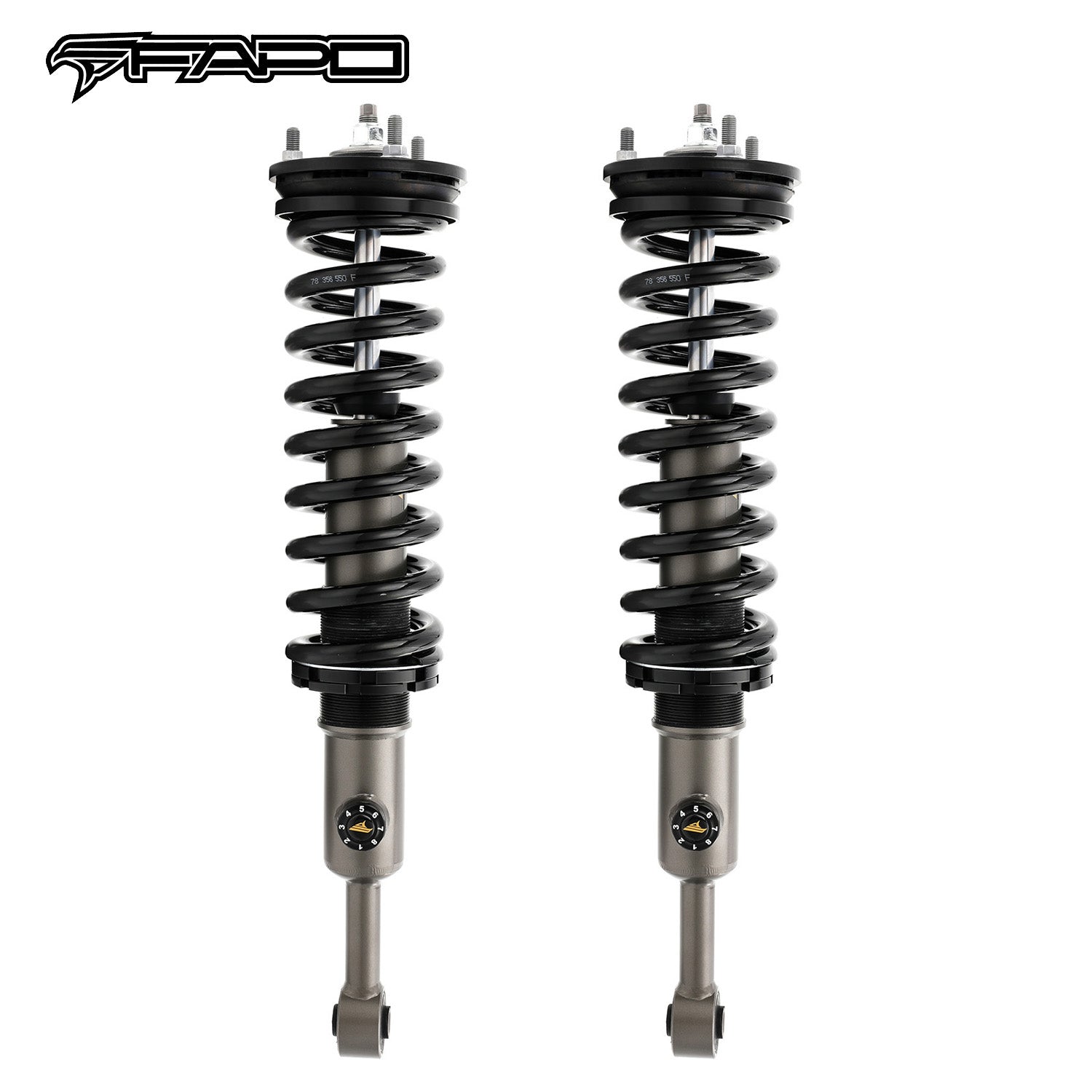 8-Stage Front 3-3.5 in Lift Struts for Toyota Tacoma 2005-2021 P3 PA164330