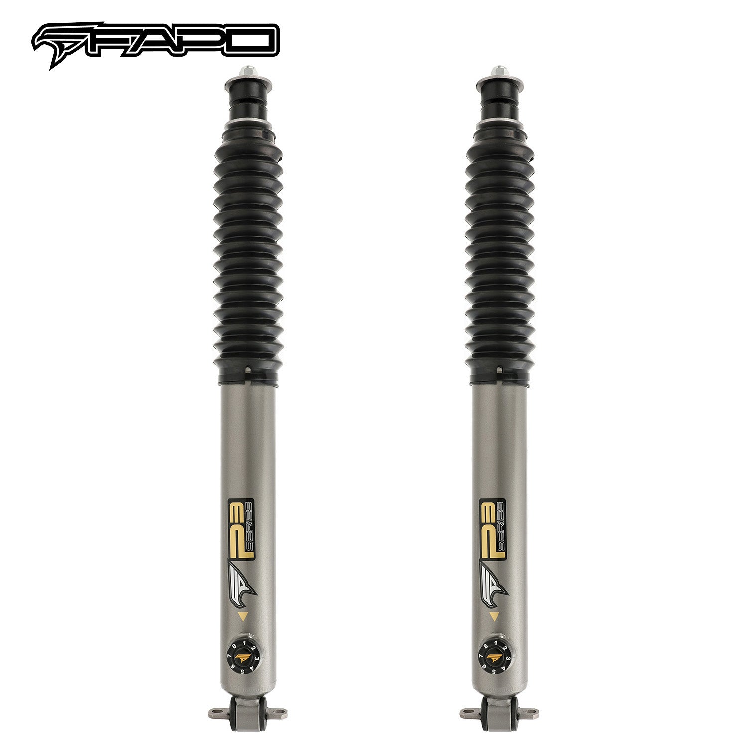 8-Stage Front 1-3 in Lift Shocks for 1984-2001 Jeep Cherokee XJ- P3 PA164631