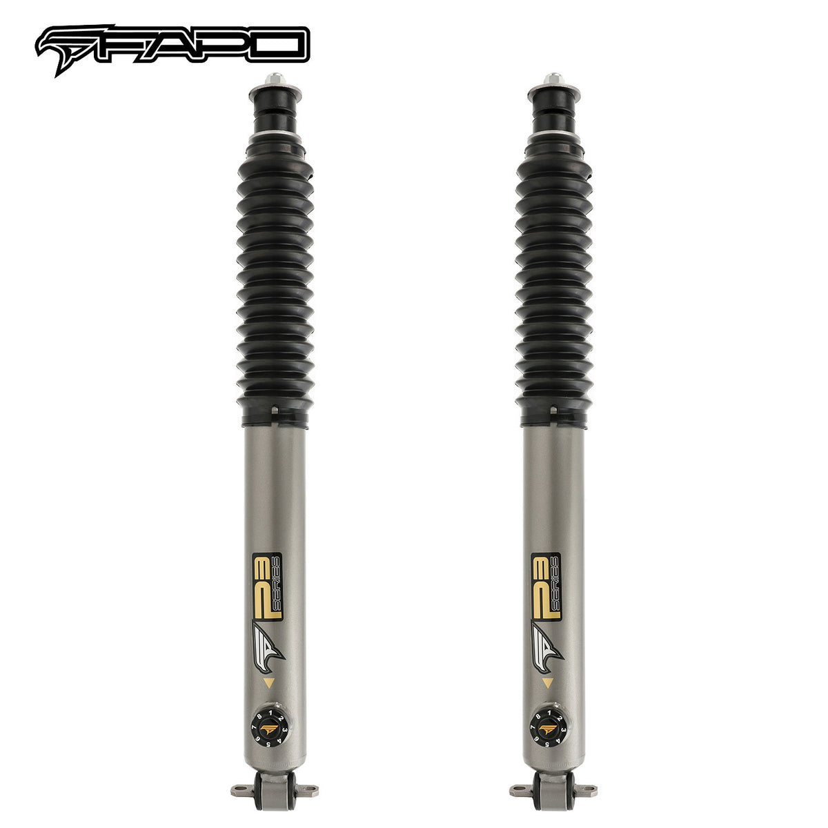 8-Stage Front 1-3 in Lift Shocks for 1984-2001 Jeep Cherokee XJ- P3 PA164631