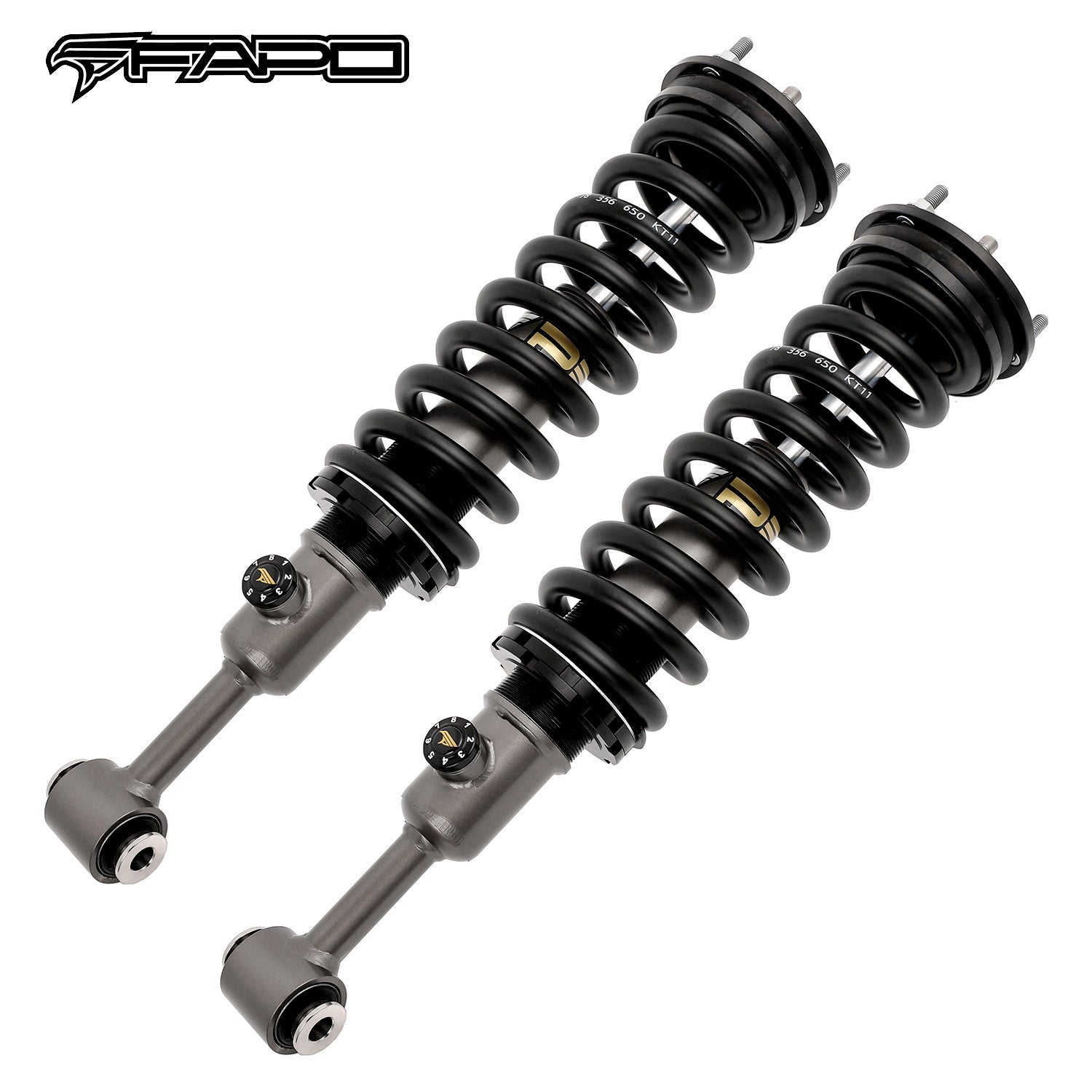 8-Stage Front 0-2 in Lift Shocks for 2009-2013 Ford F-150- P3 PA167130