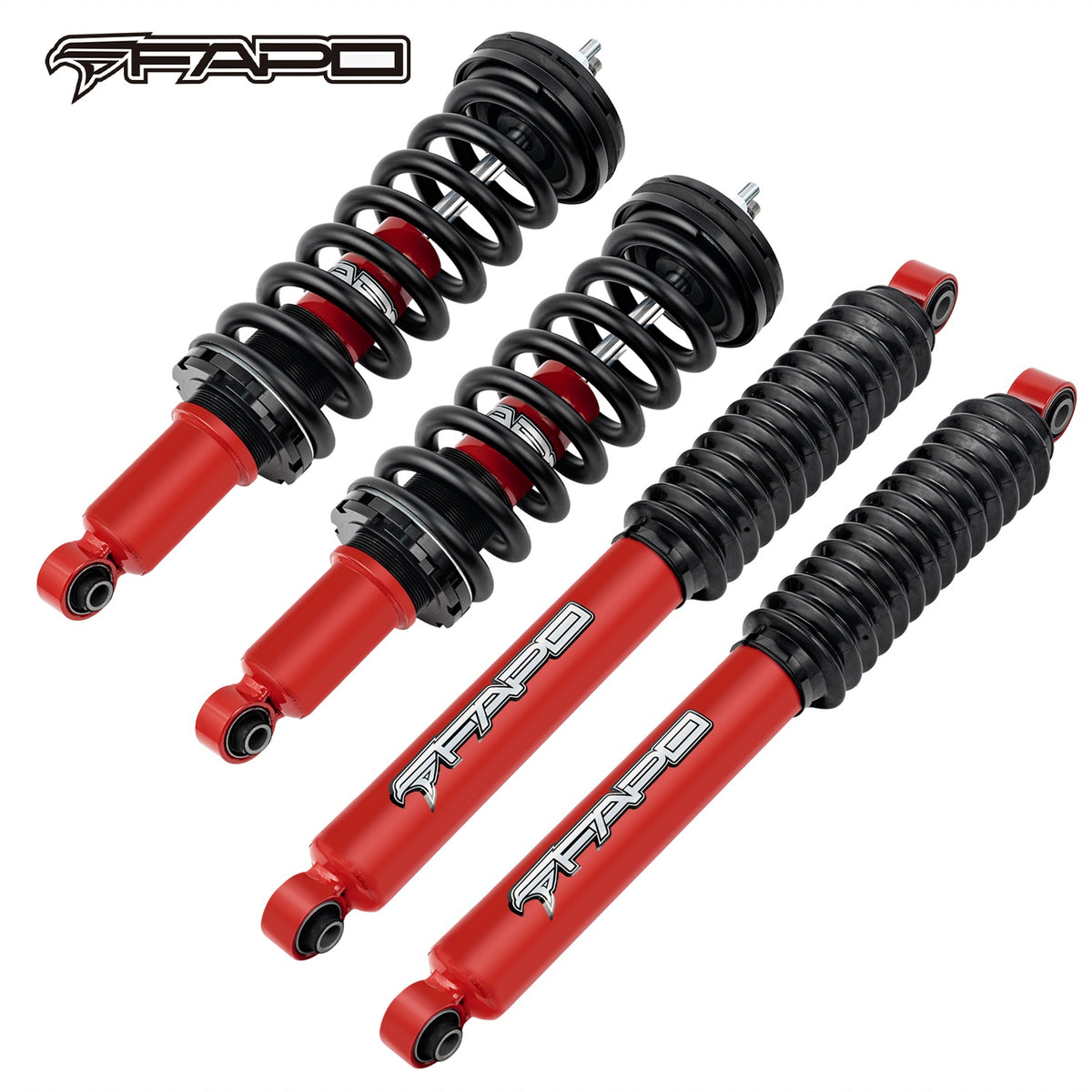 FAPO Full Set 2.5-3.5 in Lift Struts for Nissan Frontier 2005-2022 4PCS PA192111 PA292111