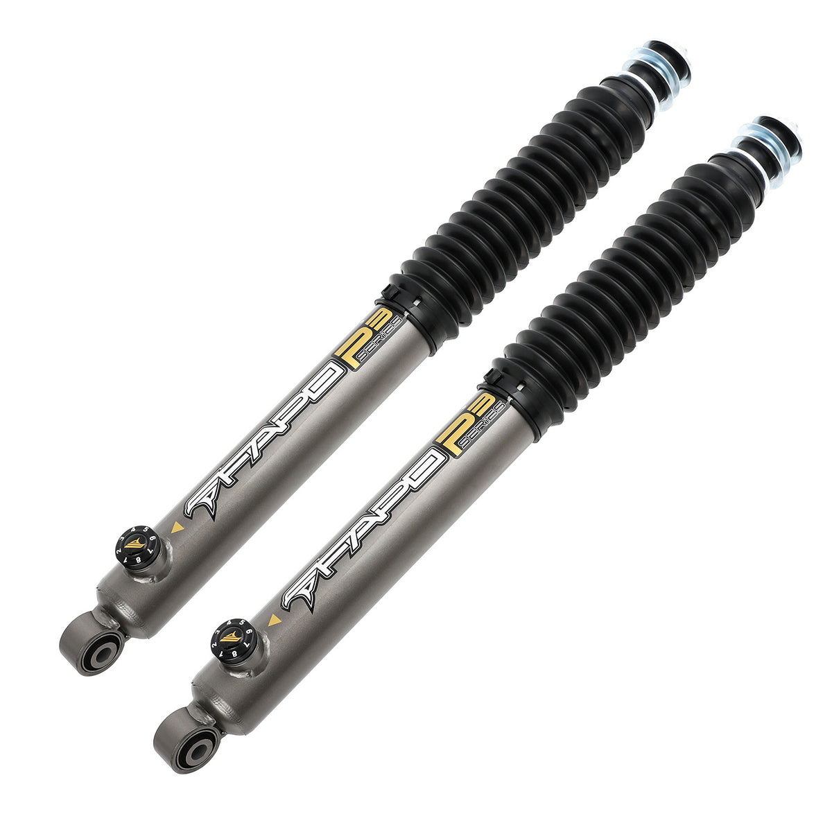 8-Stage Rear 2-4 in Lift Shocks for Toyota Tacoma 2005-2021 P3 PA264231