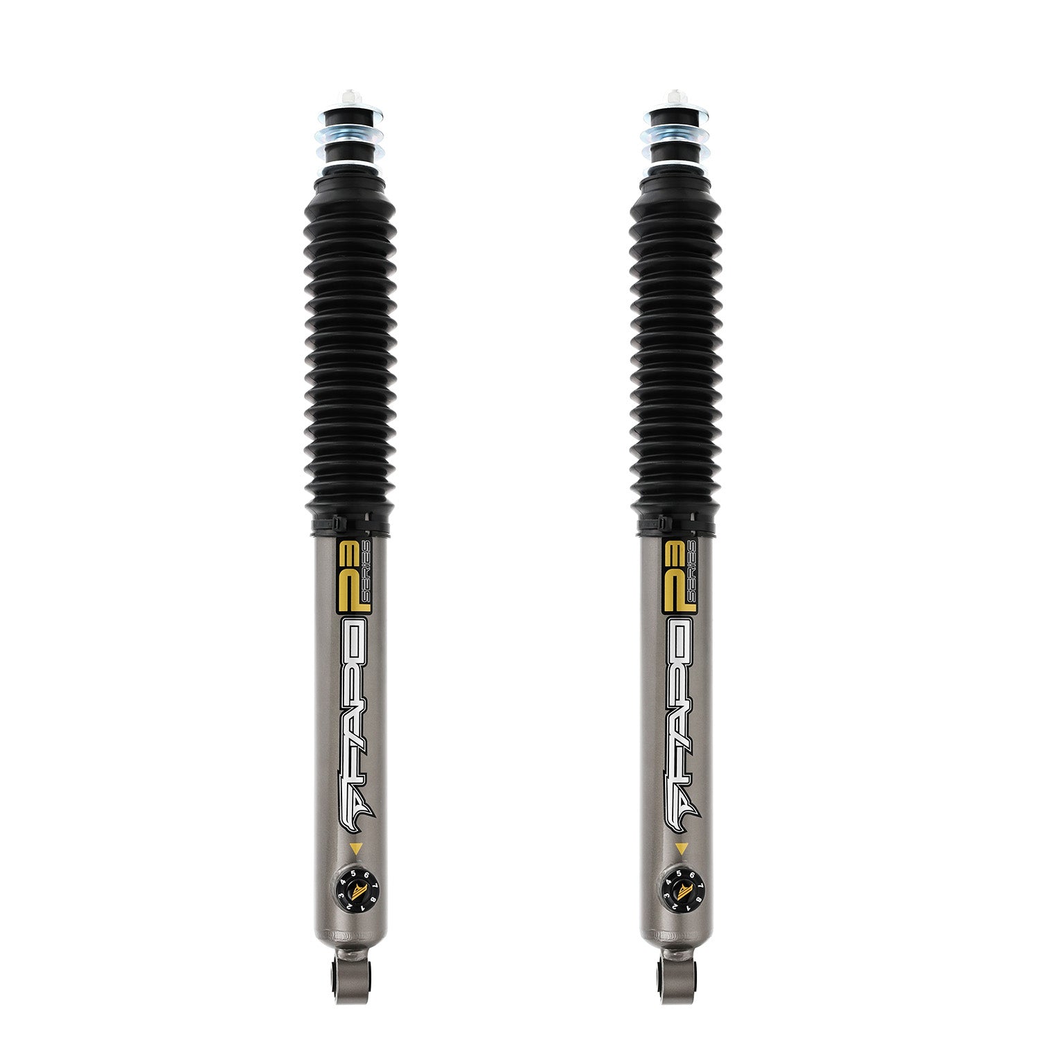 8-Stage Rear 2-4 in Lift Shocks for Toyota Tacoma 2005-2021 P3 PA264231