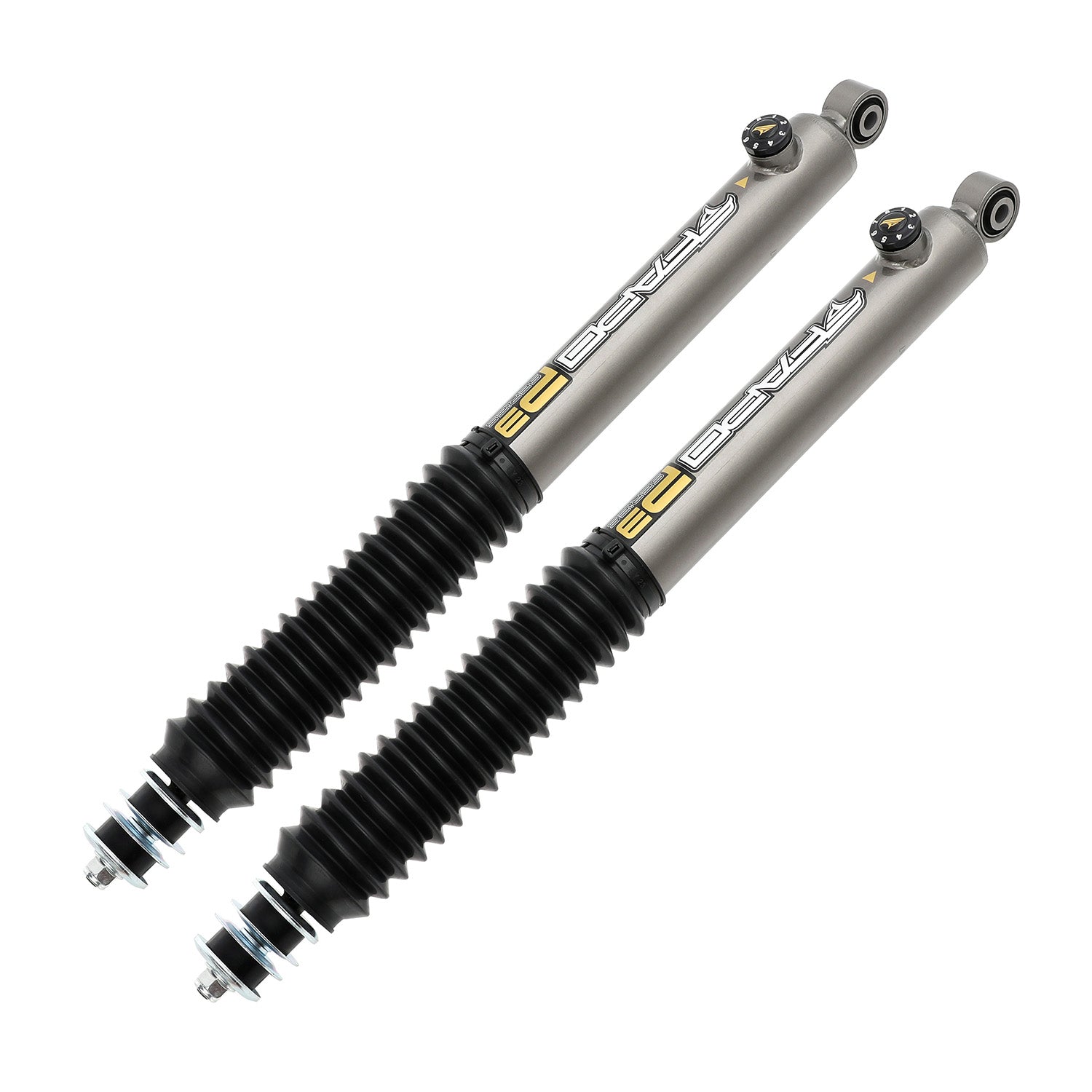 8-Stage Rear 2-4 in Lift Shocks for Toyota Tacoma 2005-2021 P3 PA264231