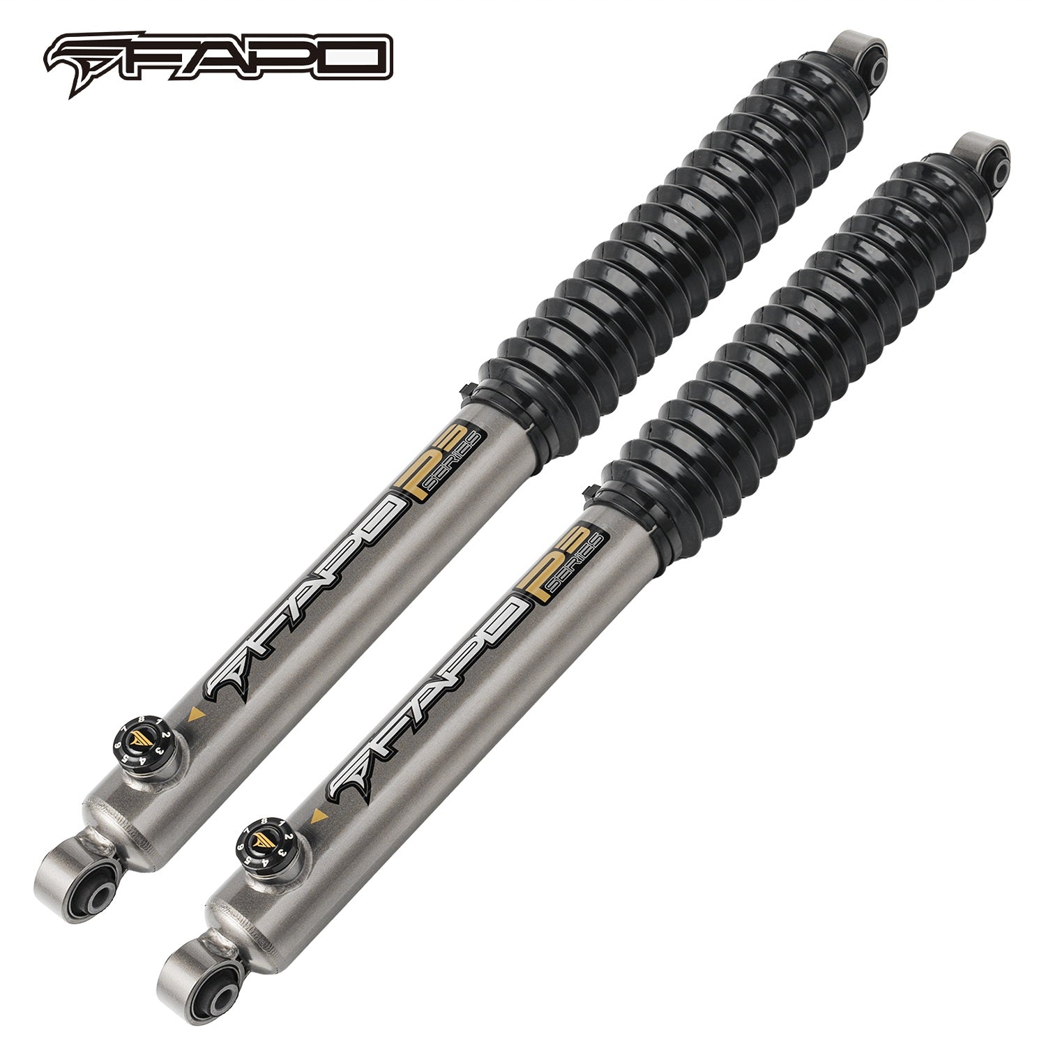 8-Stage Full Set 0-2 in Lift Shocks for 2014-2020 Ford F-150 PA167330 PA267330
