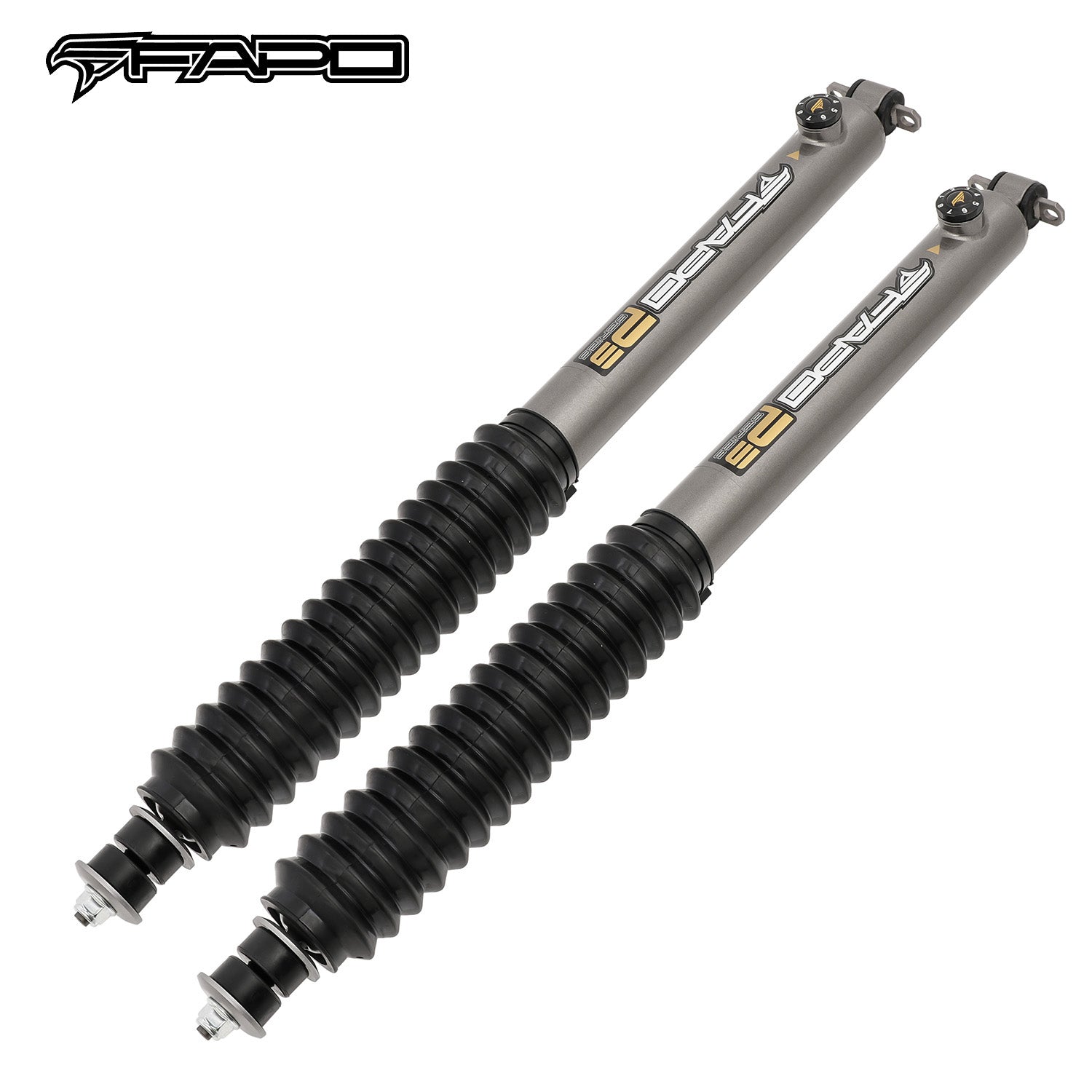 8-Stage Front 3.5-4 in Lift Shocks for 2020-2021 Jeep Gladiator JT -P3 PA391830