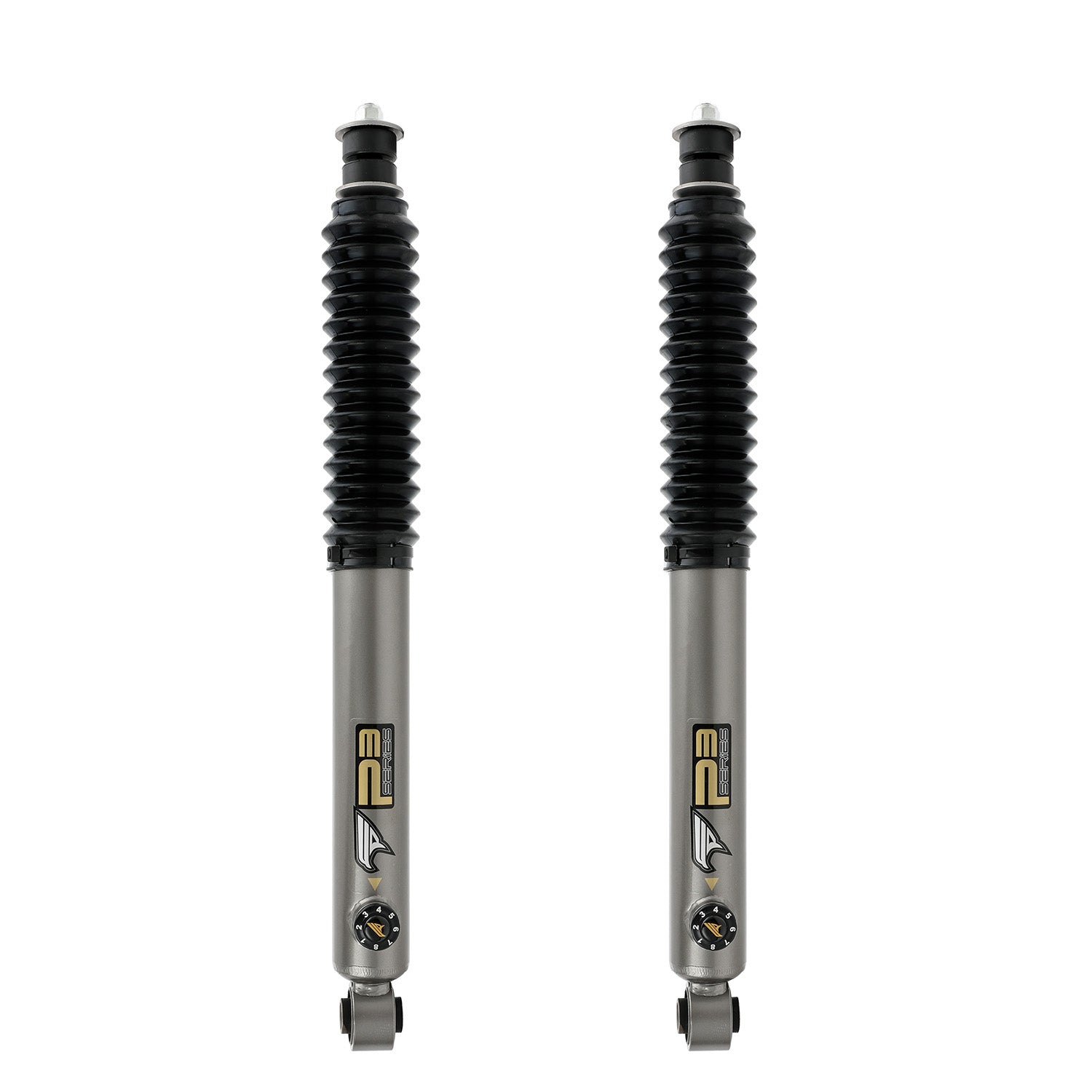 8-Stage Rear 2-3 in Lift Shocks for 2003-2021 Toyota Land Cruiser Prado 4Runner FJ CRUISER P3 PA292430