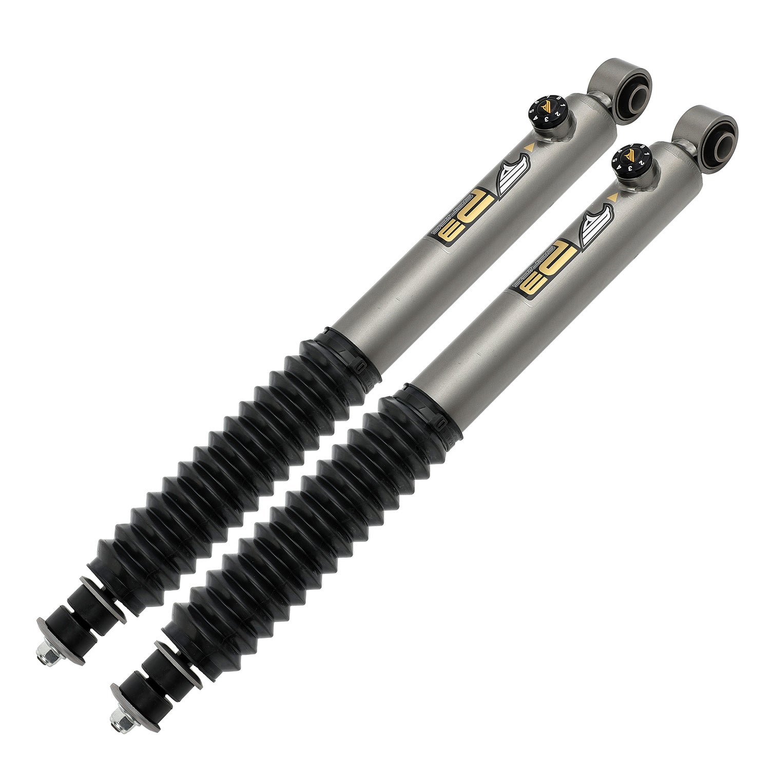 8-Stage Rear 2-3 in Lift Shocks for 2003-2021 Toyota Land Cruiser Prado 4Runner FJ CRUISER P3 PA292430