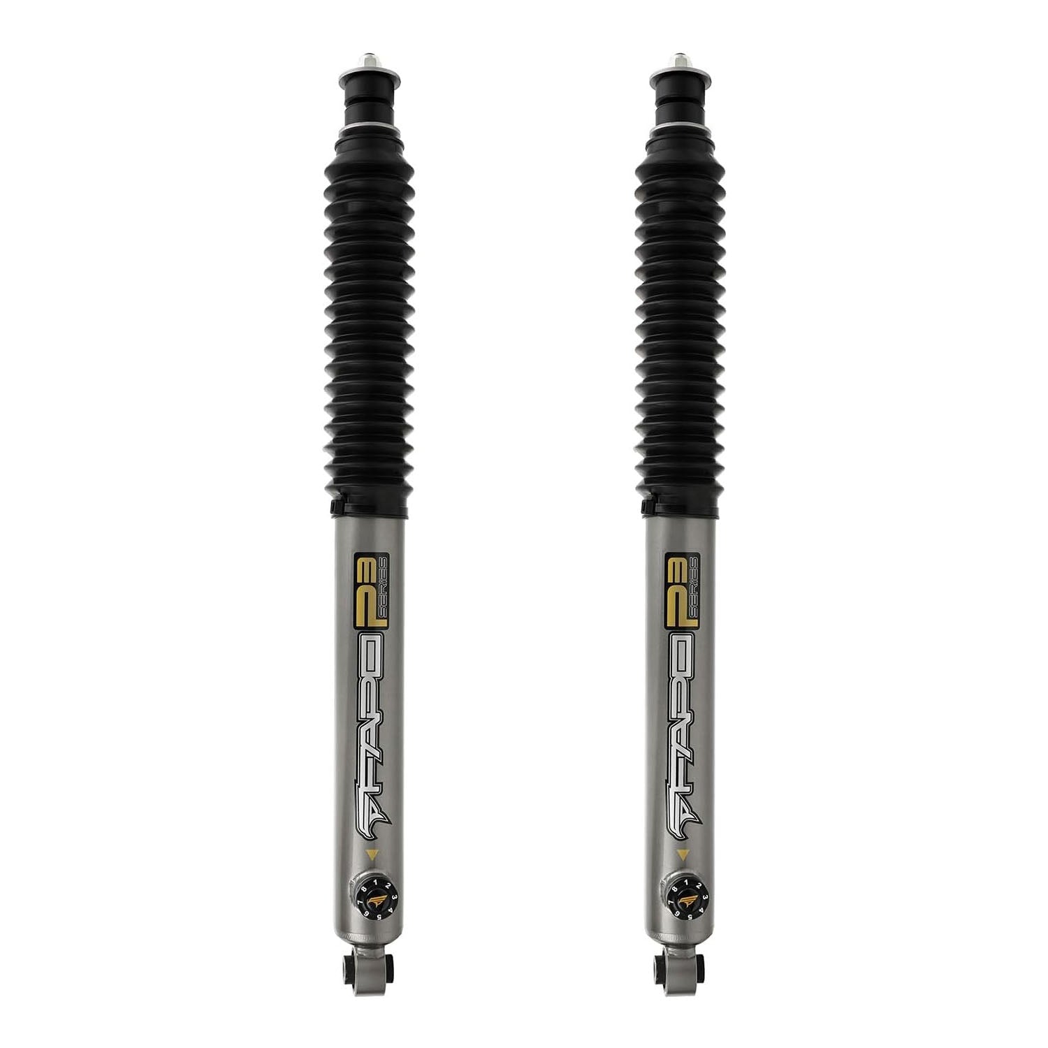 8-Stage Full Set 3-4.5 in Lift Shocks for 2007-2018 Jeep Wrangler JK 4Pcs Set P3 ‎PA360630 PA660630