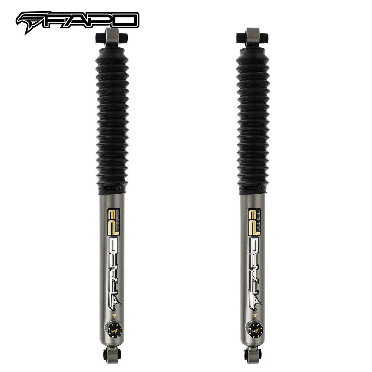 8-Stage Front 3.5-4 in Lift Shocks for 2020-2021 Jeep Gladiator JT -P3 PA391830