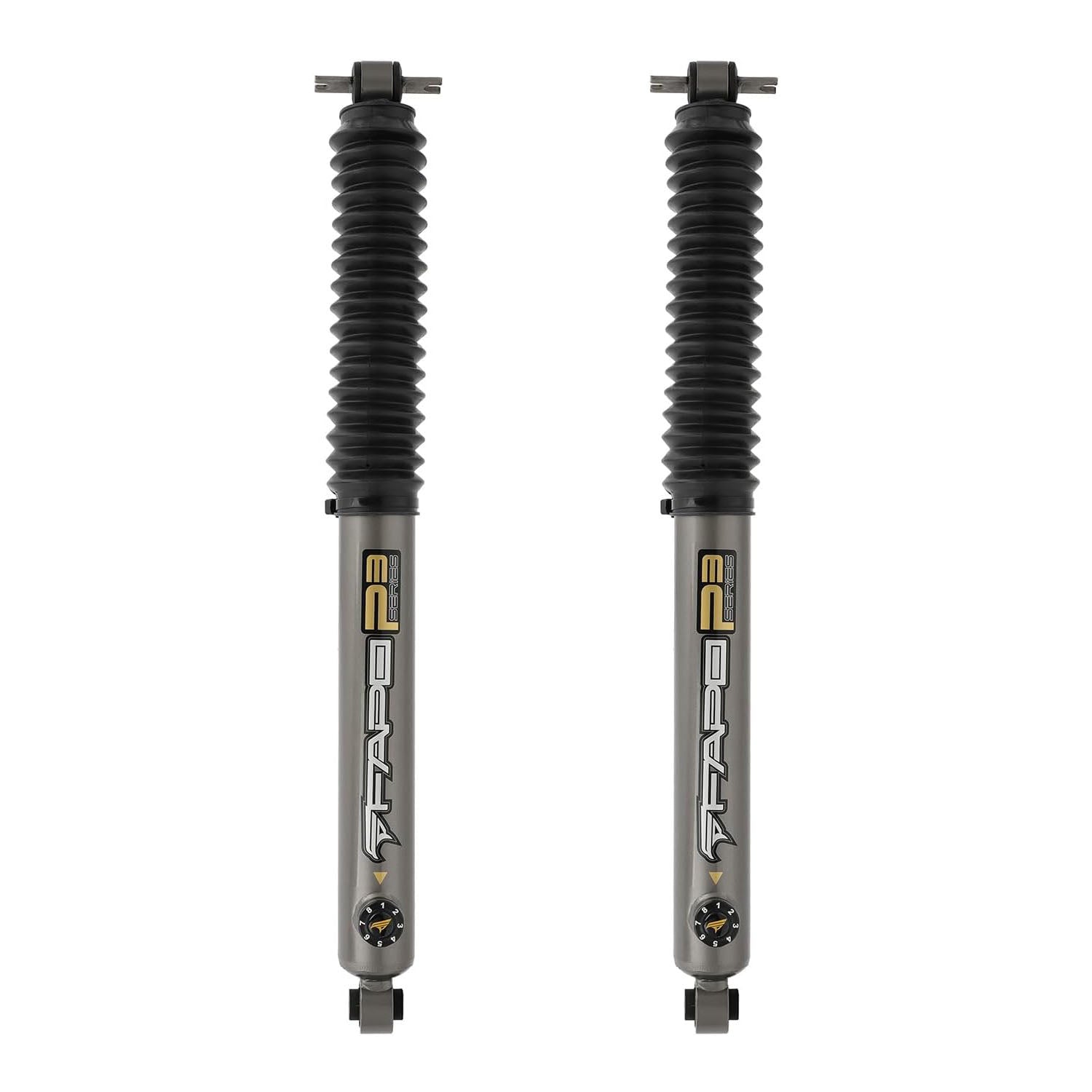 8-Stage Full Set 3-4.5 in Lift Shocks for 2007-2018 Jeep Wrangler JK 4Pcs Set P3 ‎PA360630 PA660630