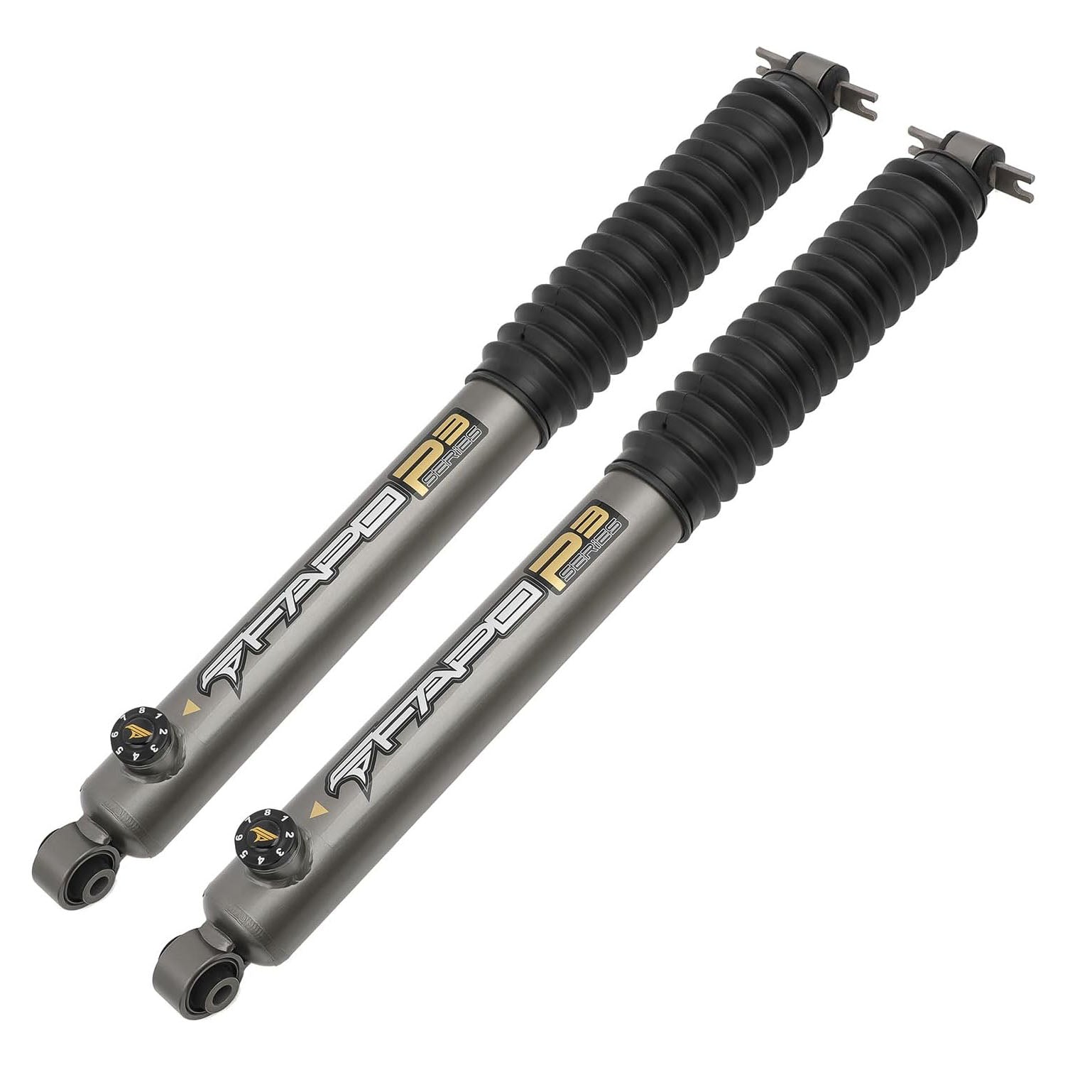 8-Stage Full Set 3-4.5 in Lift Shocks for 2007-2018 Jeep Wrangler JK 4Pcs Set P3 ‎PA360630 PA660630
