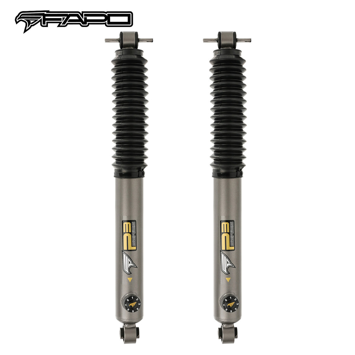 8-Stage Rear 2-3 in Lift Shocks for 1984-2001 Jeep Cherokee XJ -P3 PA891630