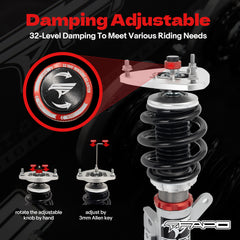 32-Level Damping Coilover for Toyota 86/GT86/FT86 1st Gen ZN6/ZC6 2012-2020 PF000430