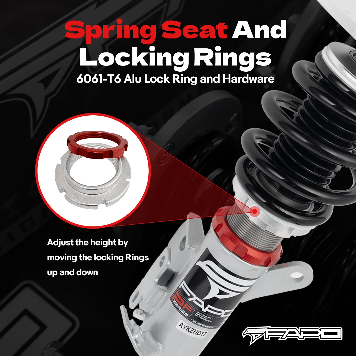 32-Level Damping Coilover for Toyota 86/GT86/FT86 1st Gen ZN6/ZC6 2012-2020 PF000430