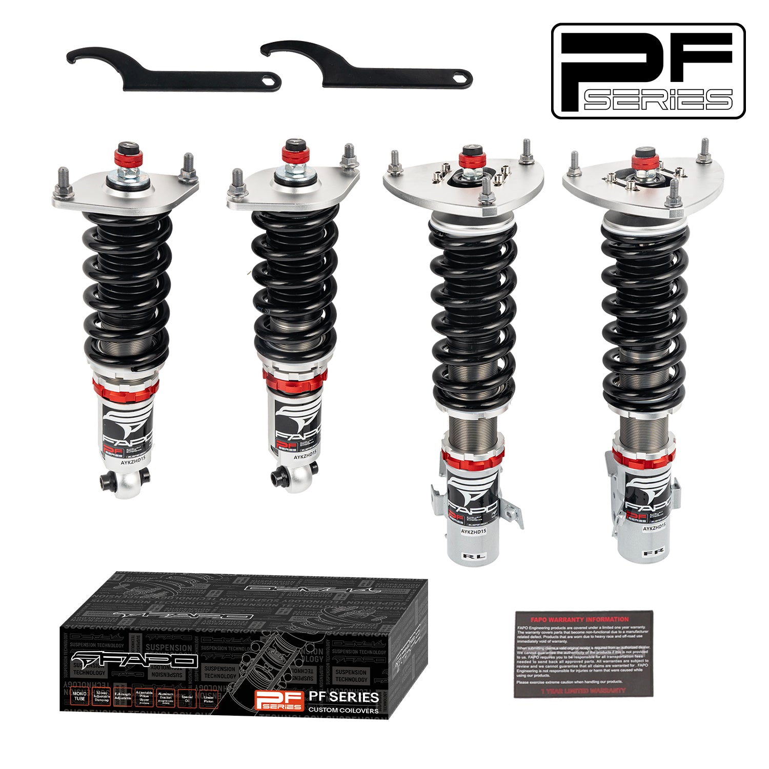 32-Level Damping Coilover For Subaru Impreza GH/GE / WRX GR/GV 2008-2014 / GJ/GP 2012-2016 PF000830