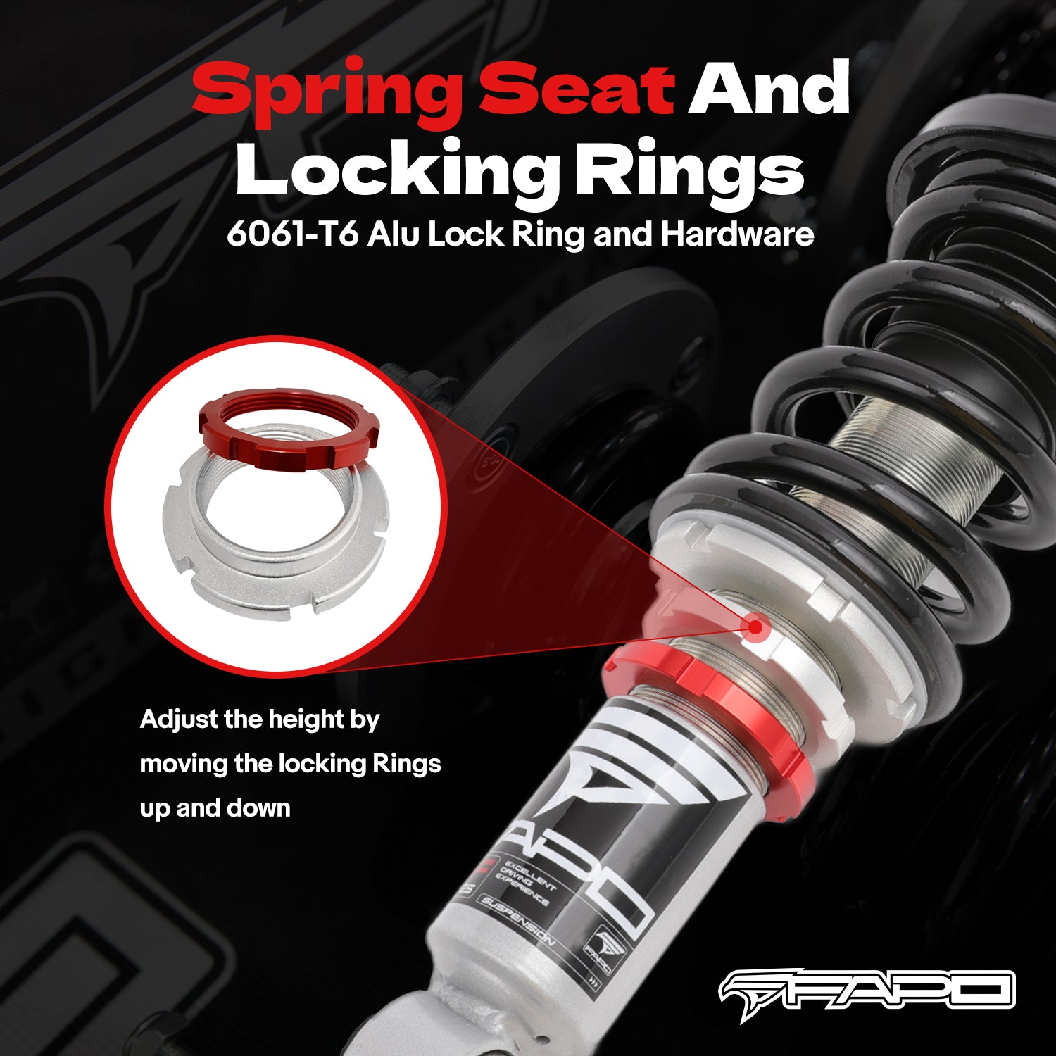 32-Level Damping Coilover for Honda Civic & SI 2001 -2005 EM2 EP3 PF002120