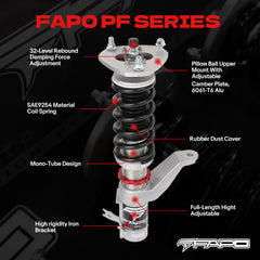 32-Level Damping Coilover for Honda Civic & SI 2001 -2005 EM2 EP3 PF002120
