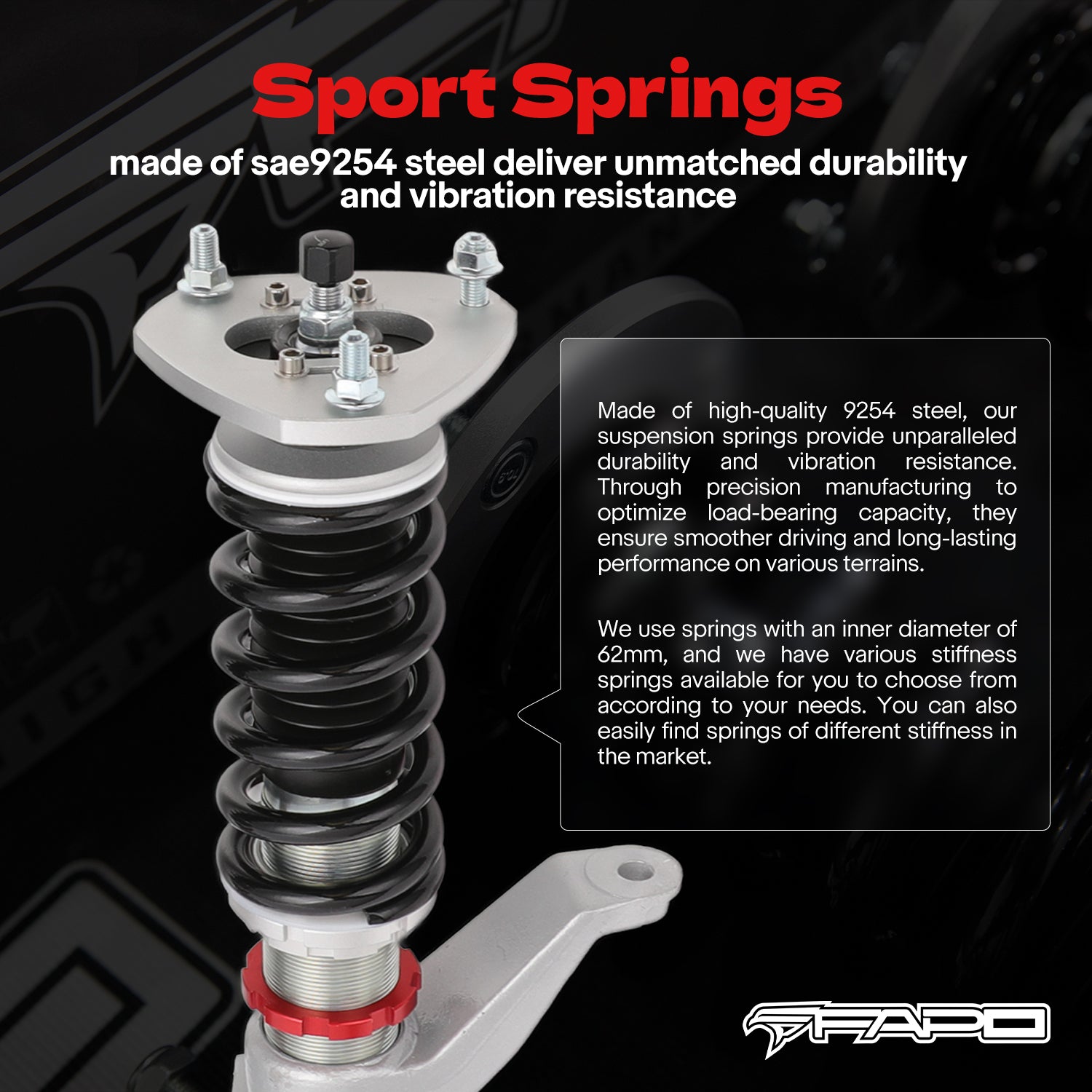 32-Level Damping Coilover for Honda Civic & SI 2001 -2005 EM2 EP3 PF002120