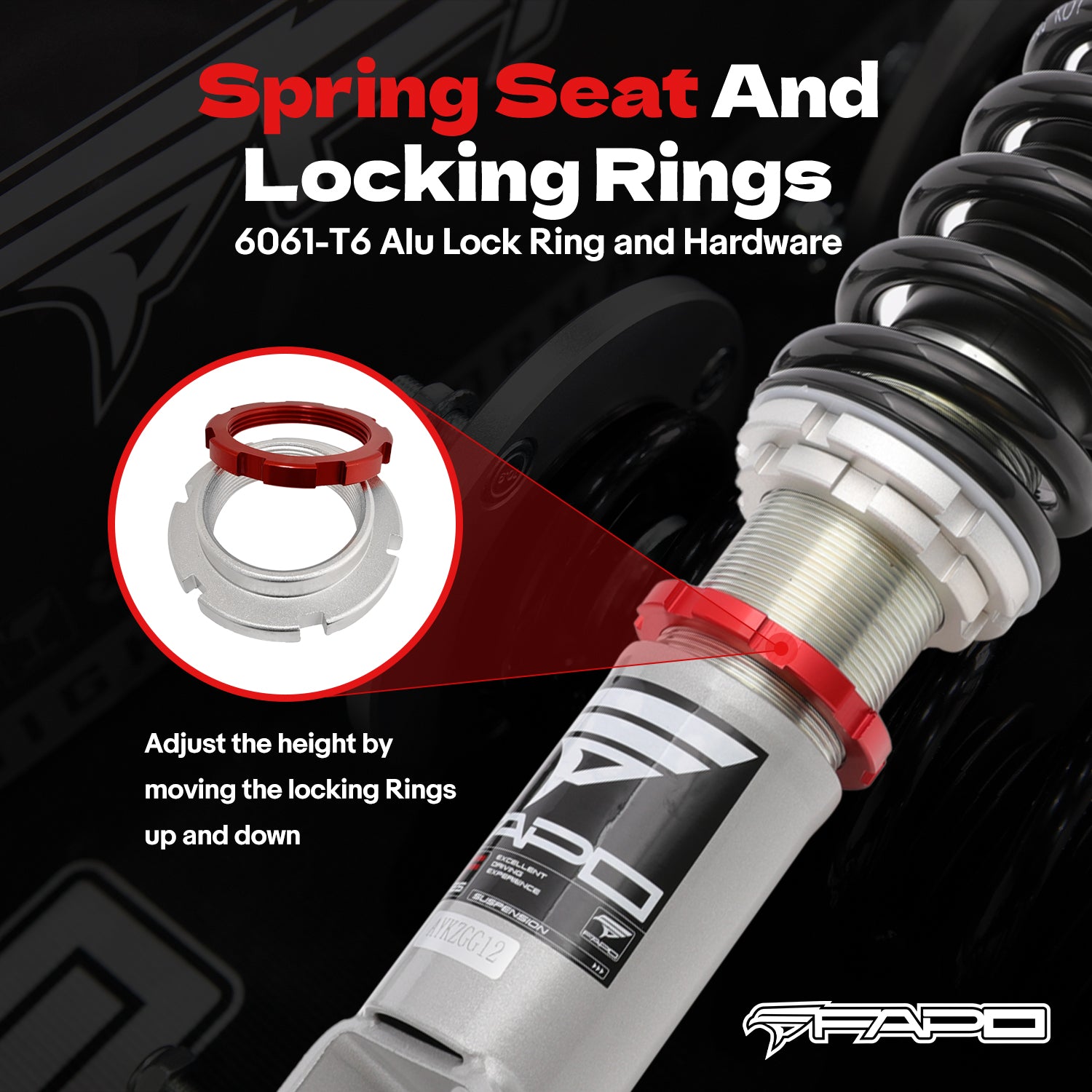 32-Level Damping Coilover for HONDA CIVIC 1988-2000 INTEGRA 1990-2001 PF002420