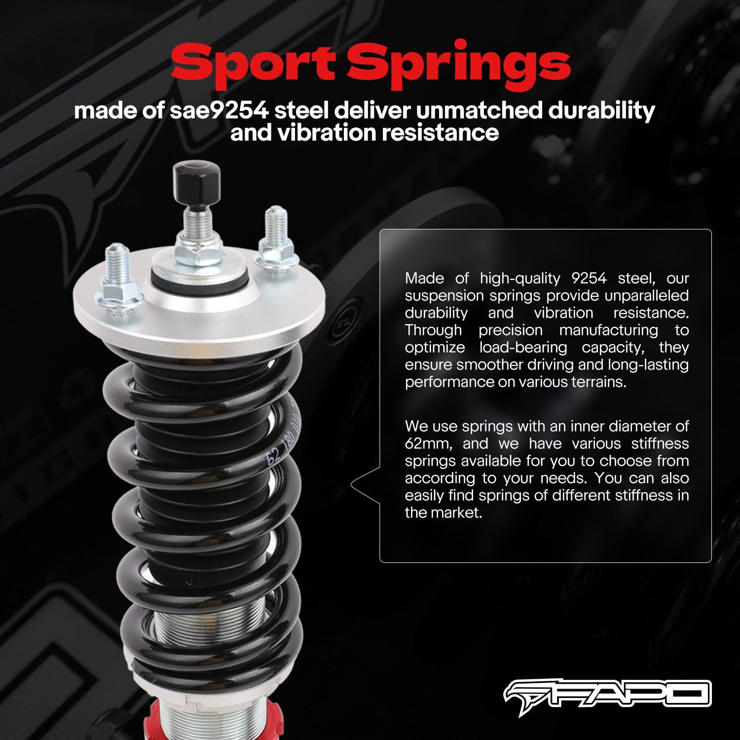 32-Level Damping Coilover for HONDA CIVIC 1988-2000 INTEGRA 1990-2001 PF002420