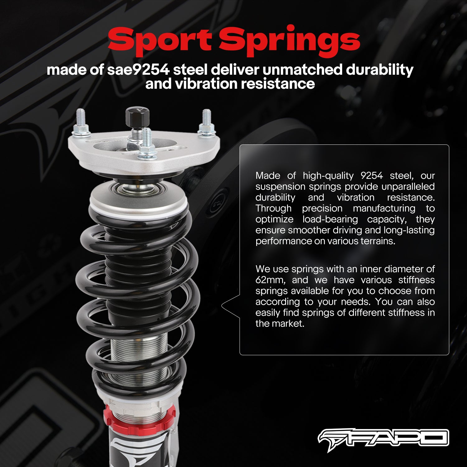 32-Level Damping Coilover for Volkswagen Jetta MK5 MK6 FWD 2006-2017 PF004120